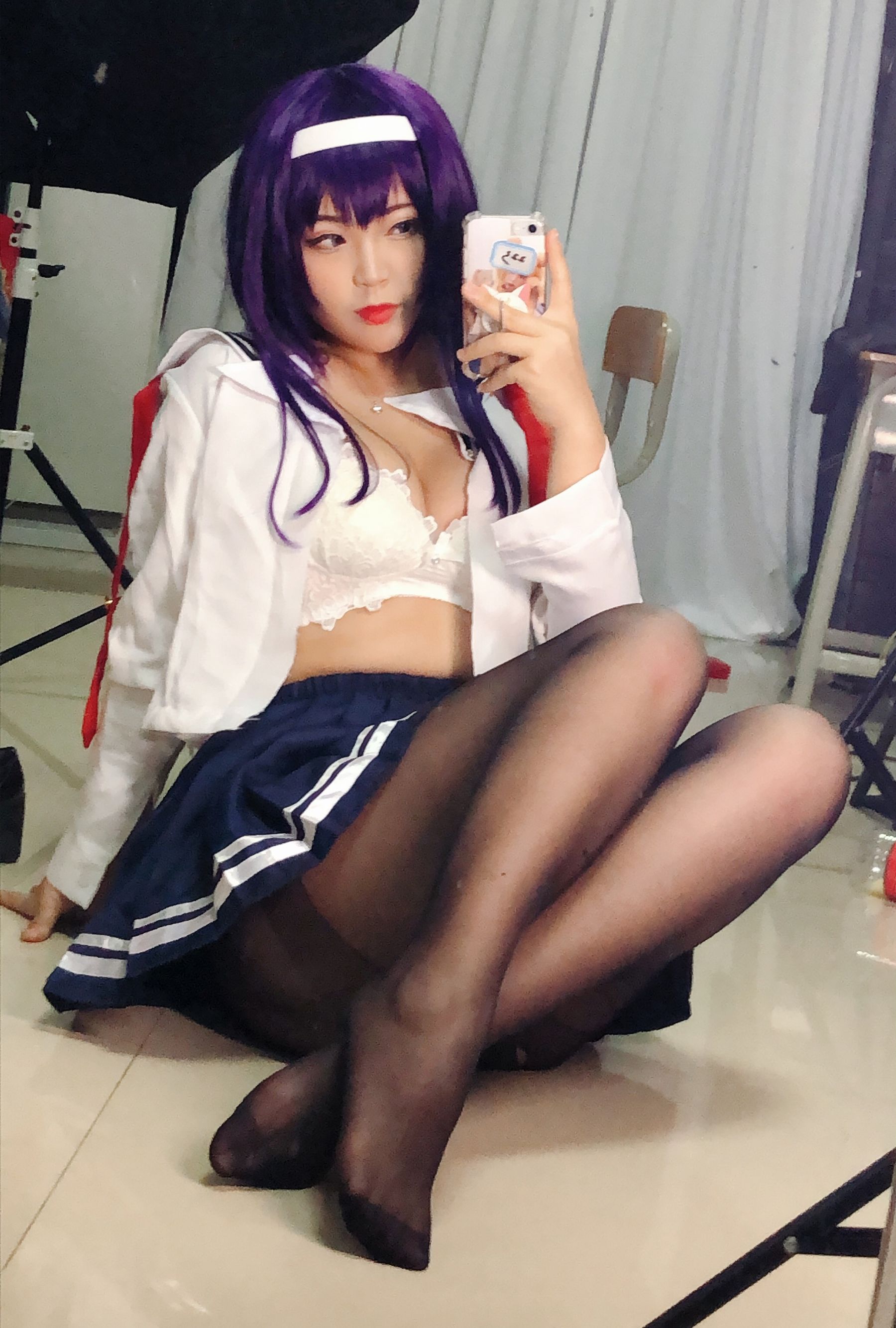 [Cosplay写真] 萌系小姐姐-白烨- - 学姐校服