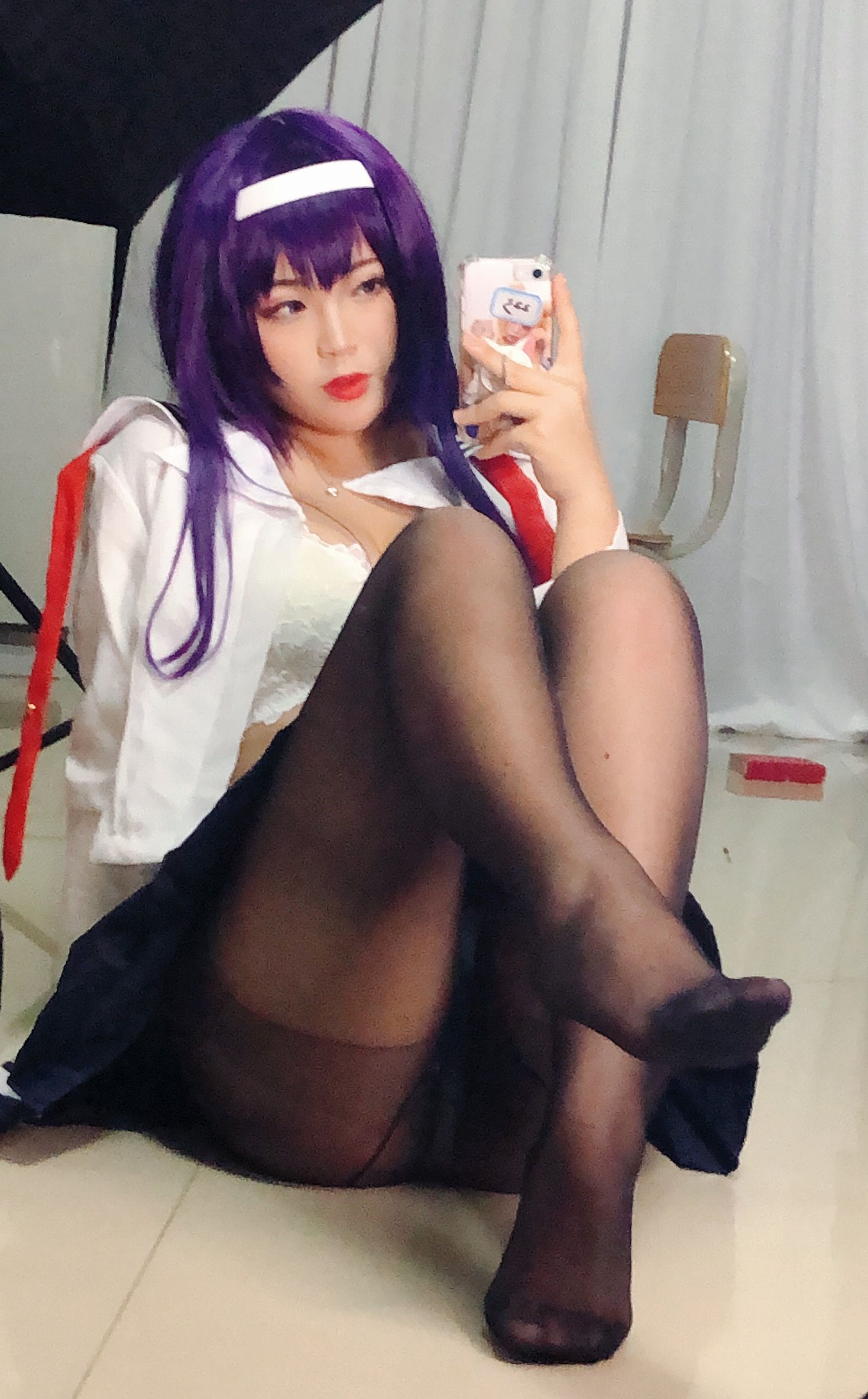 [Cosplay写真] 萌系小姐姐-白烨- - 学姐校服