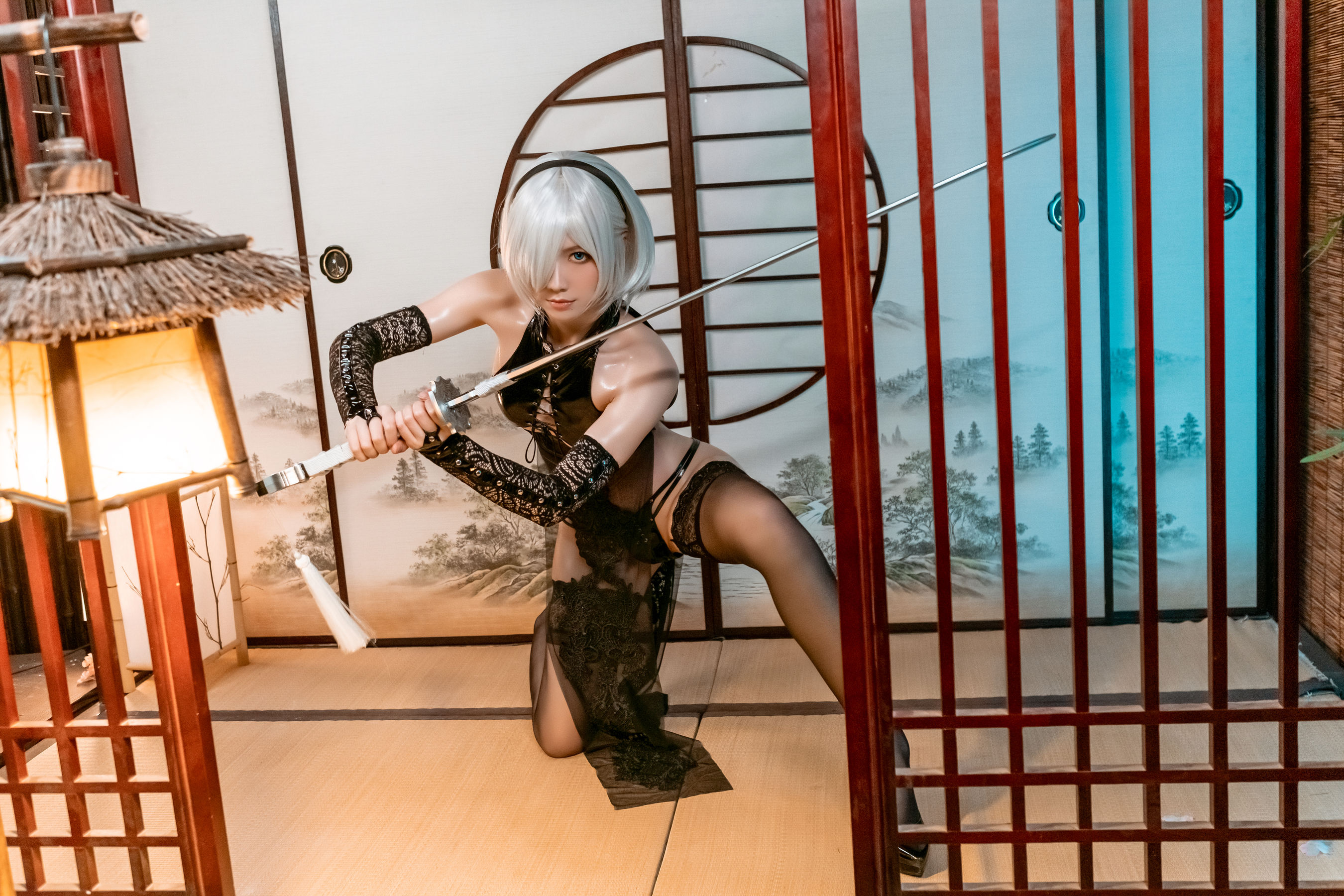 [Cosplay写真] izumi泉桃子福利 - 2B靡烟旗袍