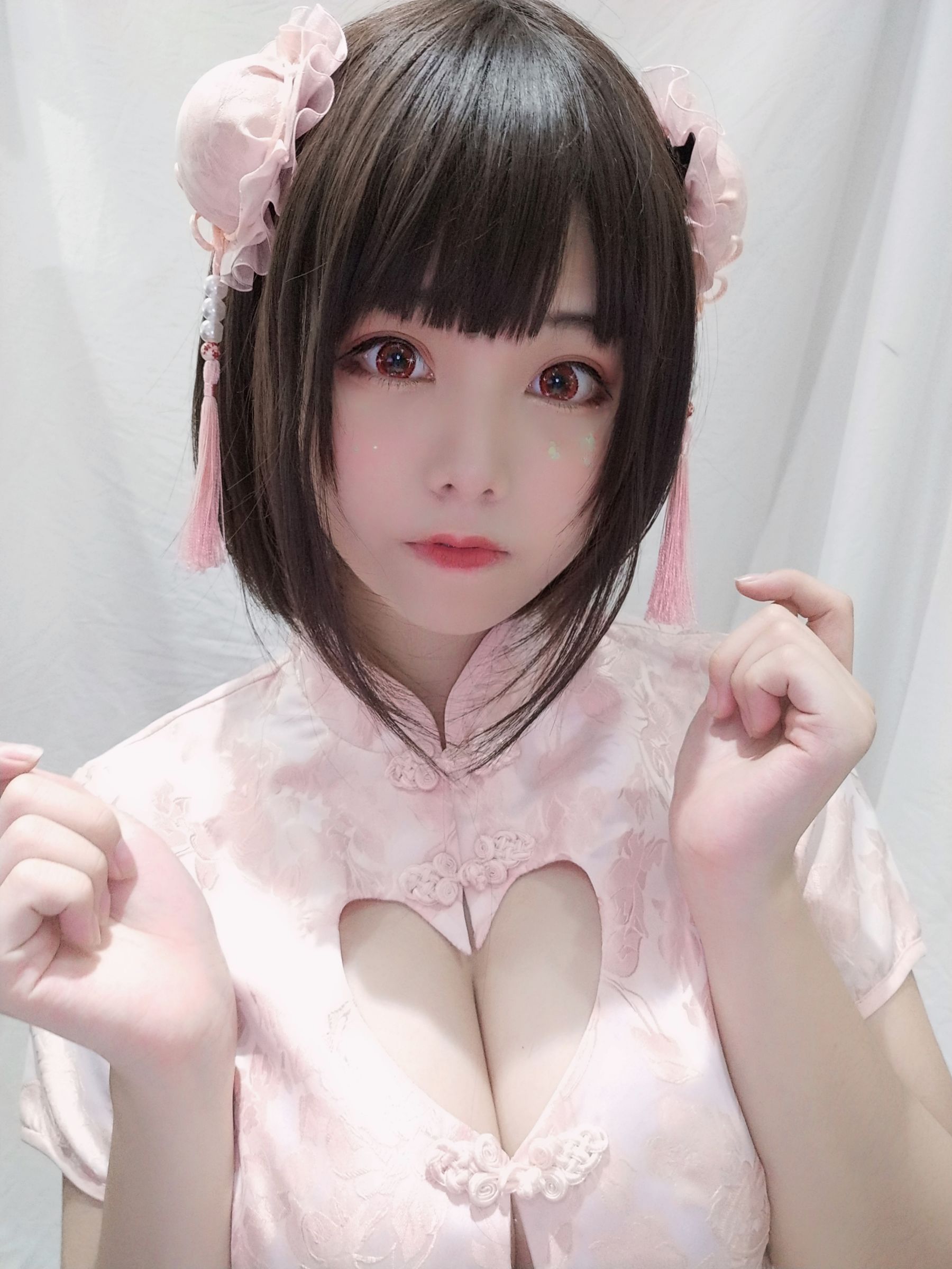 [Cosplay写真] 萌系小姐姐蜜汁猫裘 - 中华娘(自拍)