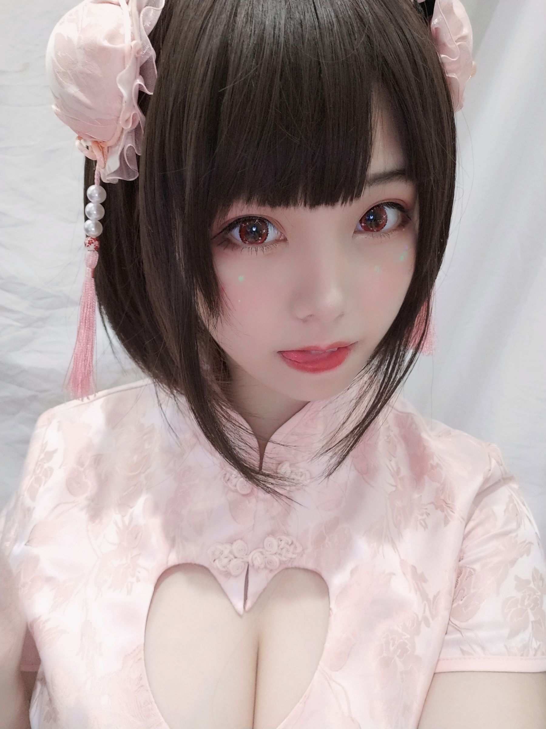 [Cosplay写真] 萌系小姐姐蜜汁猫裘 - 中华娘(自拍)