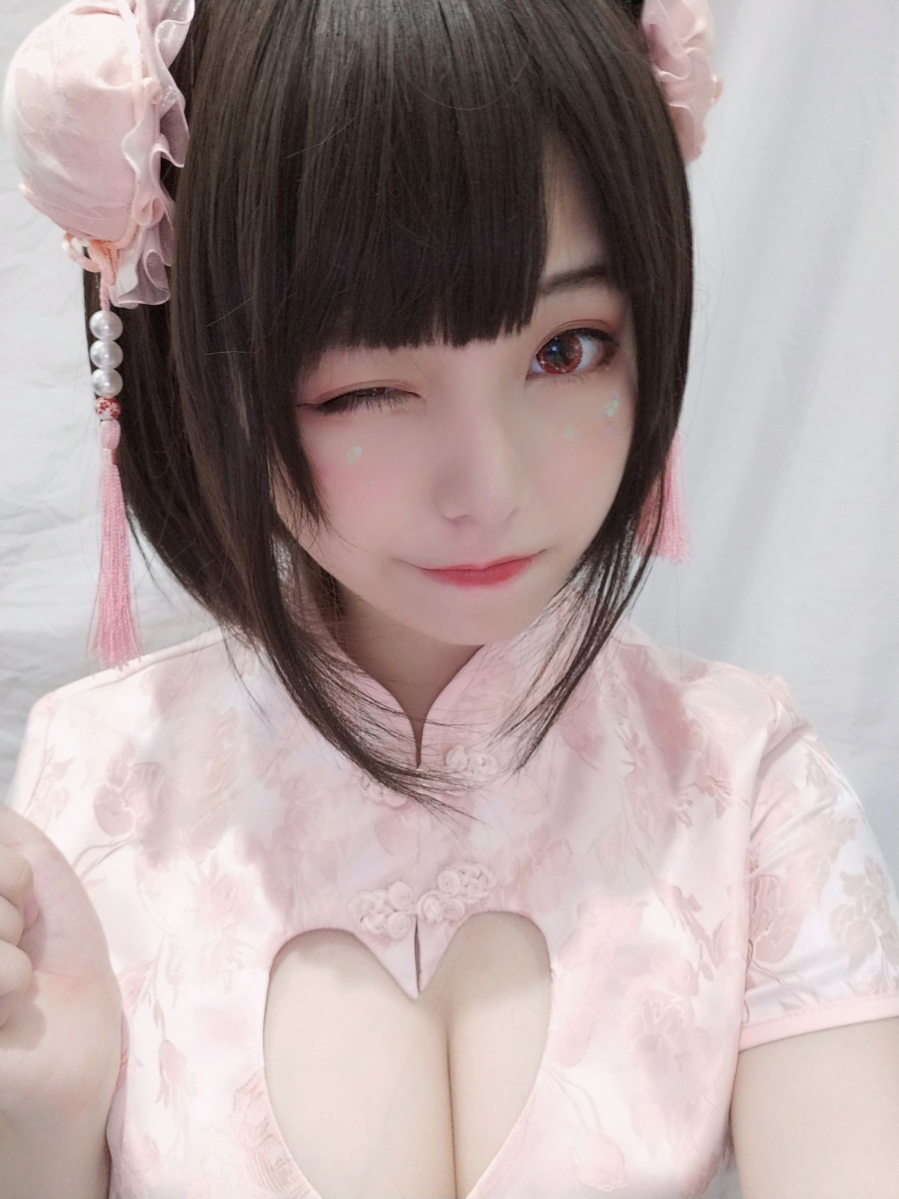 [Cosplay写真] 萌系小姐姐蜜汁猫裘 - 中华娘(自拍)