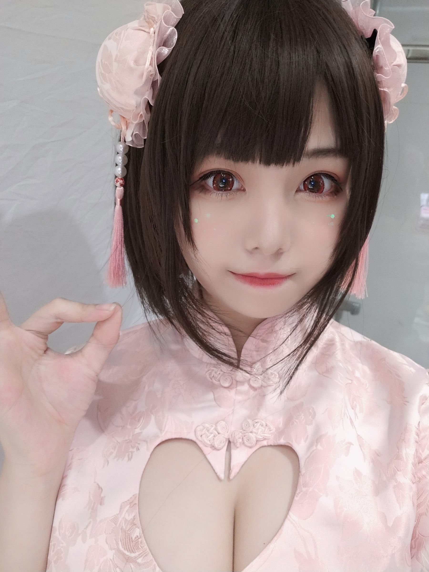 [Cosplay写真] 萌系小姐姐蜜汁猫裘 - 中华娘(自拍)