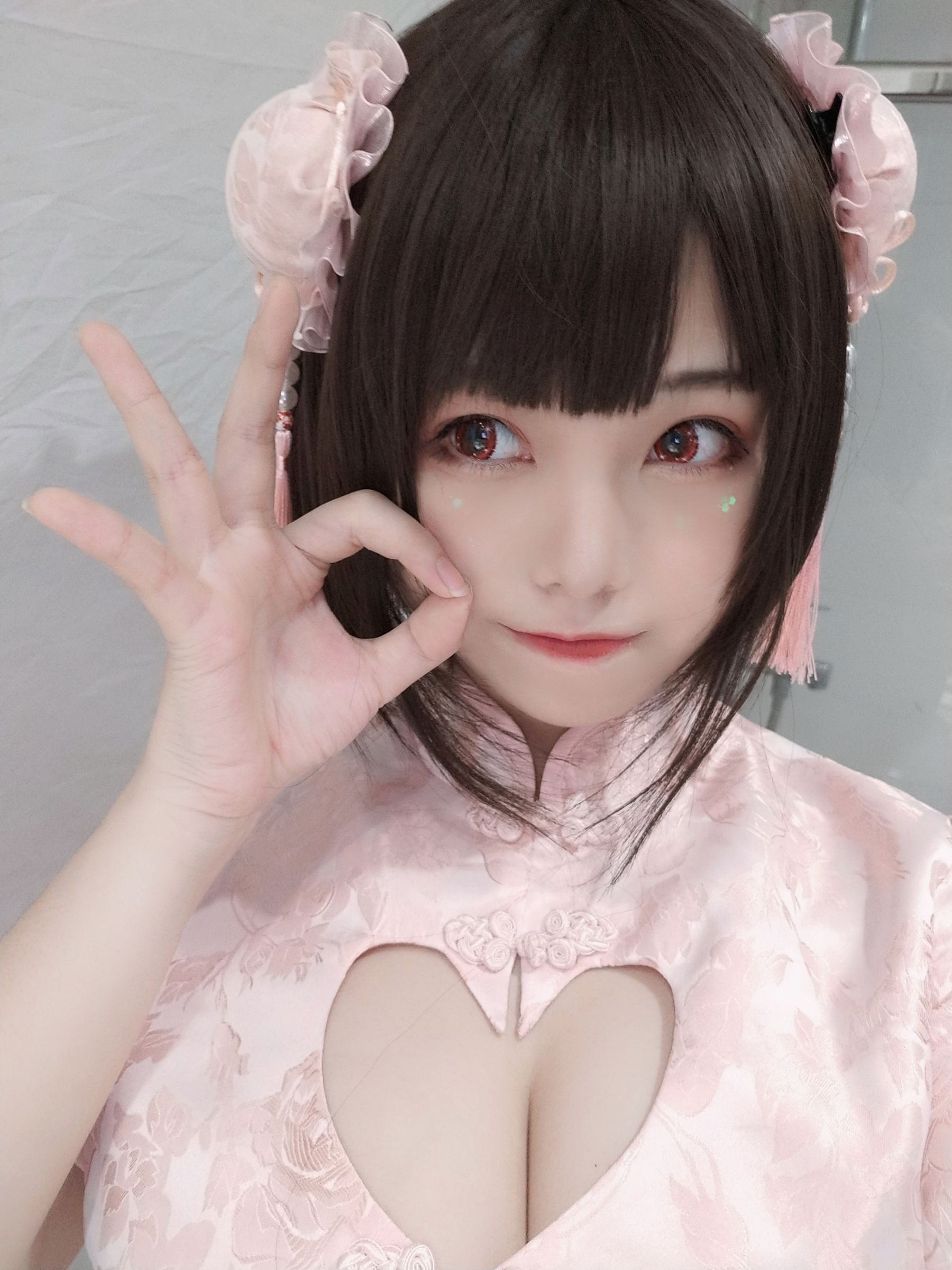 [Cosplay写真] 萌系小姐姐蜜汁猫裘 - 中华娘(自拍)