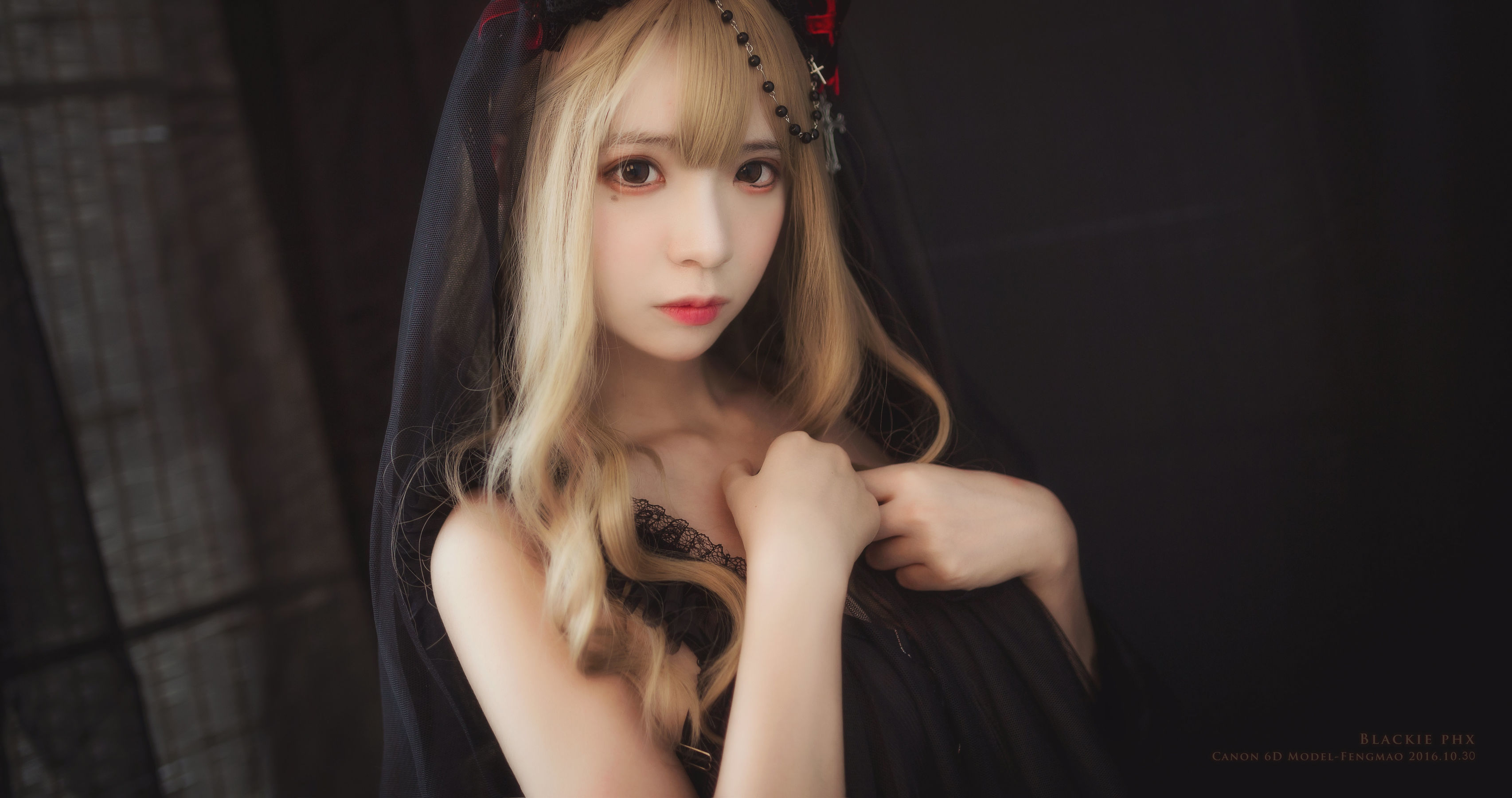 [Cosplay写真] 疯猫ss - 黑色玫瑰