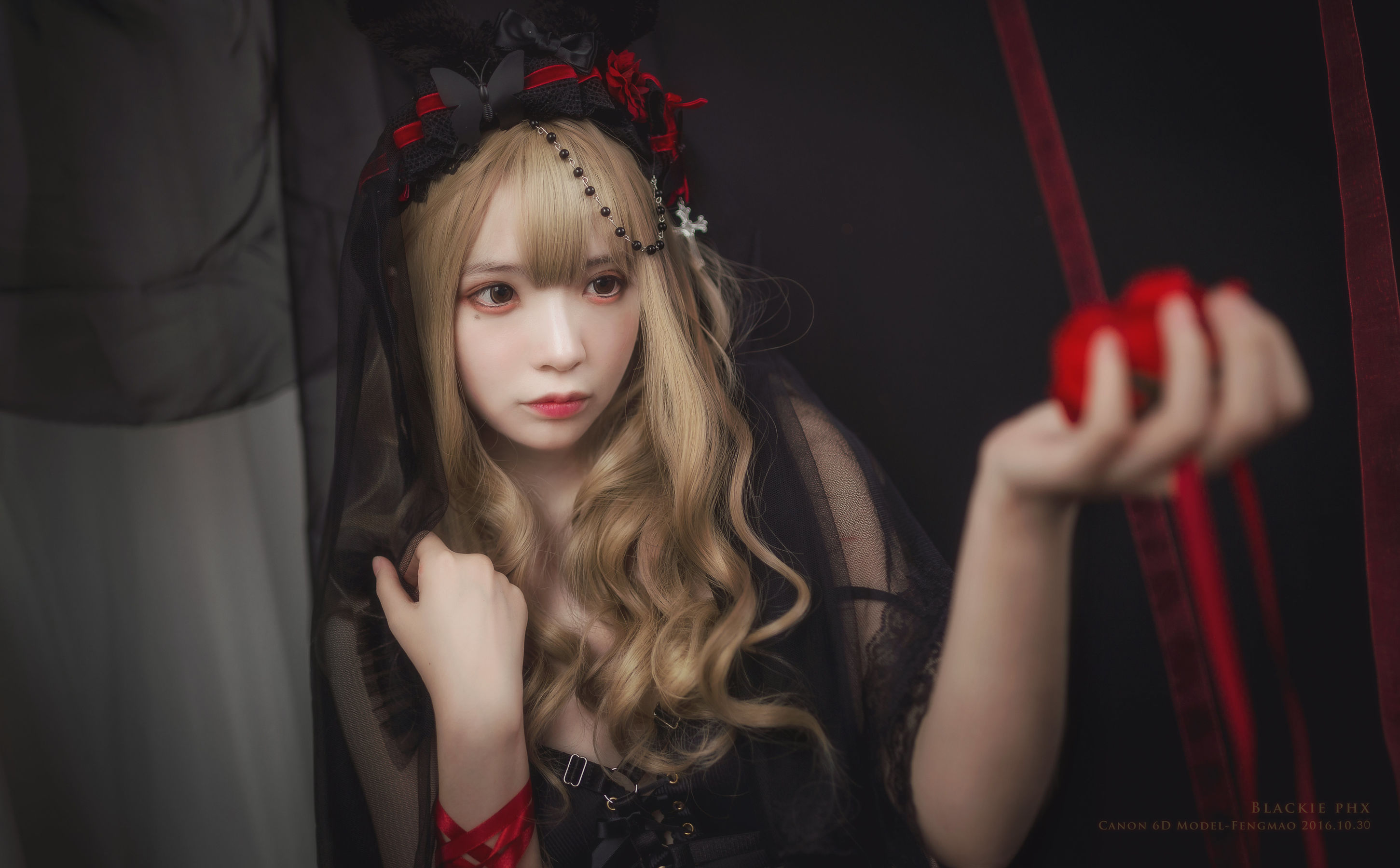 [Cosplay写真] 疯猫ss - 黑色玫瑰