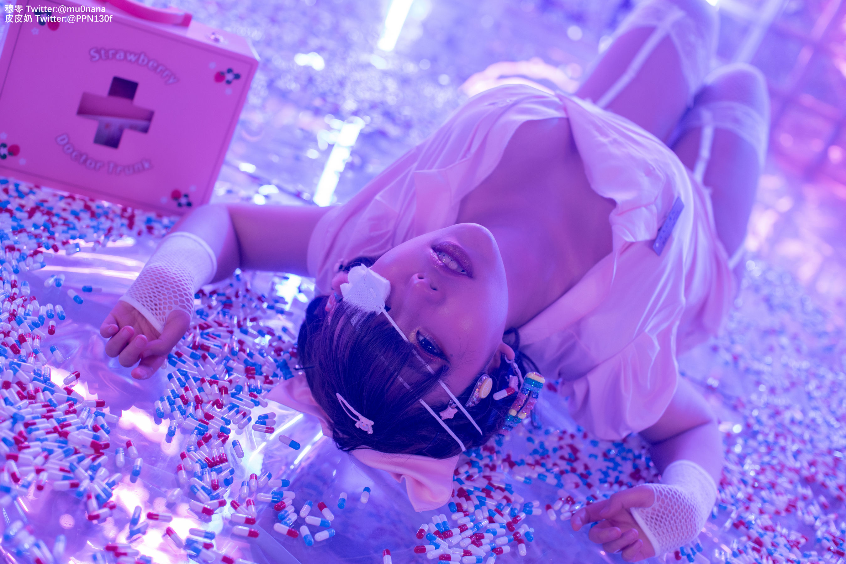 [Cosplay写真] 皮皮奶可可爱了啦 - 万圣节邪恶护士