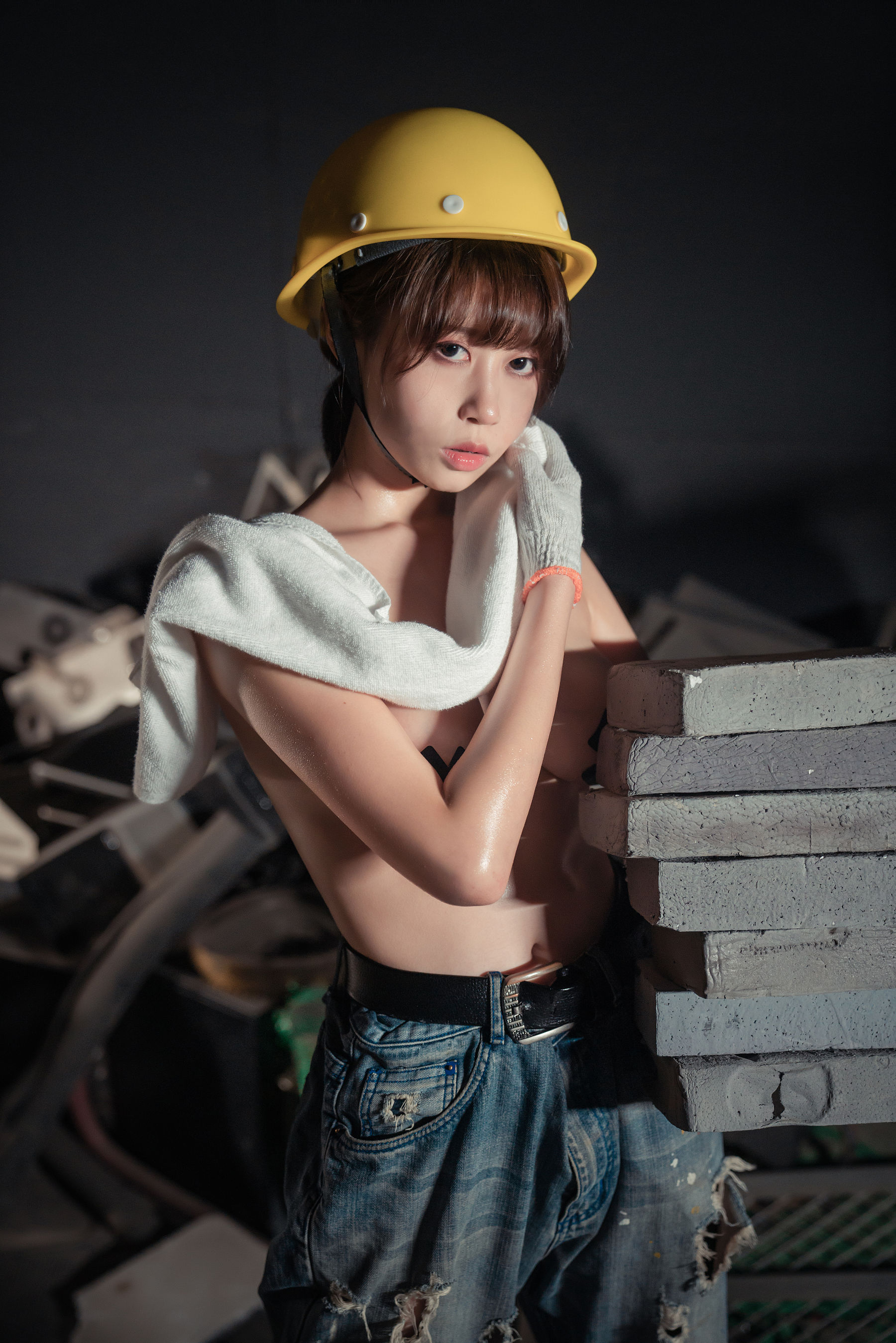 [Cosplay写真] 萌妹奈汐酱nice - 咱们工人有力量
