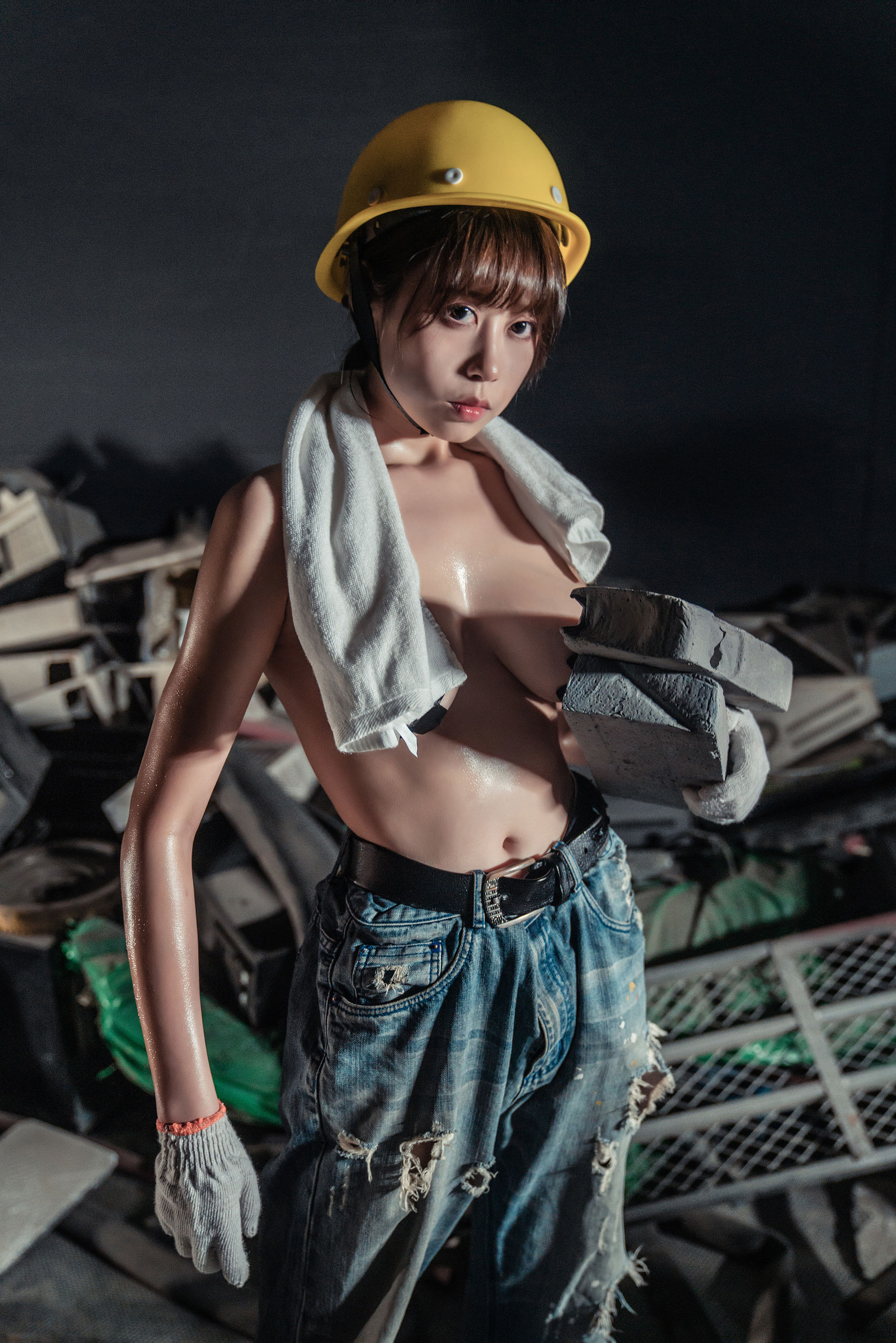 [Cosplay写真] 萌妹奈汐酱nice - 咱们工人有力量