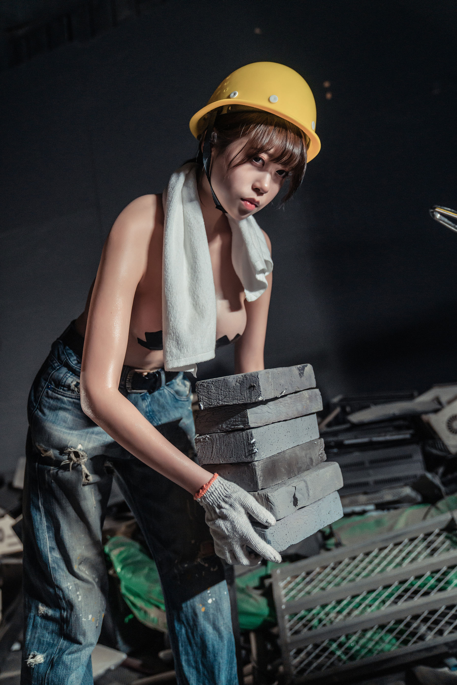 [Cosplay写真] 萌妹奈汐酱nice - 咱们工人有力量