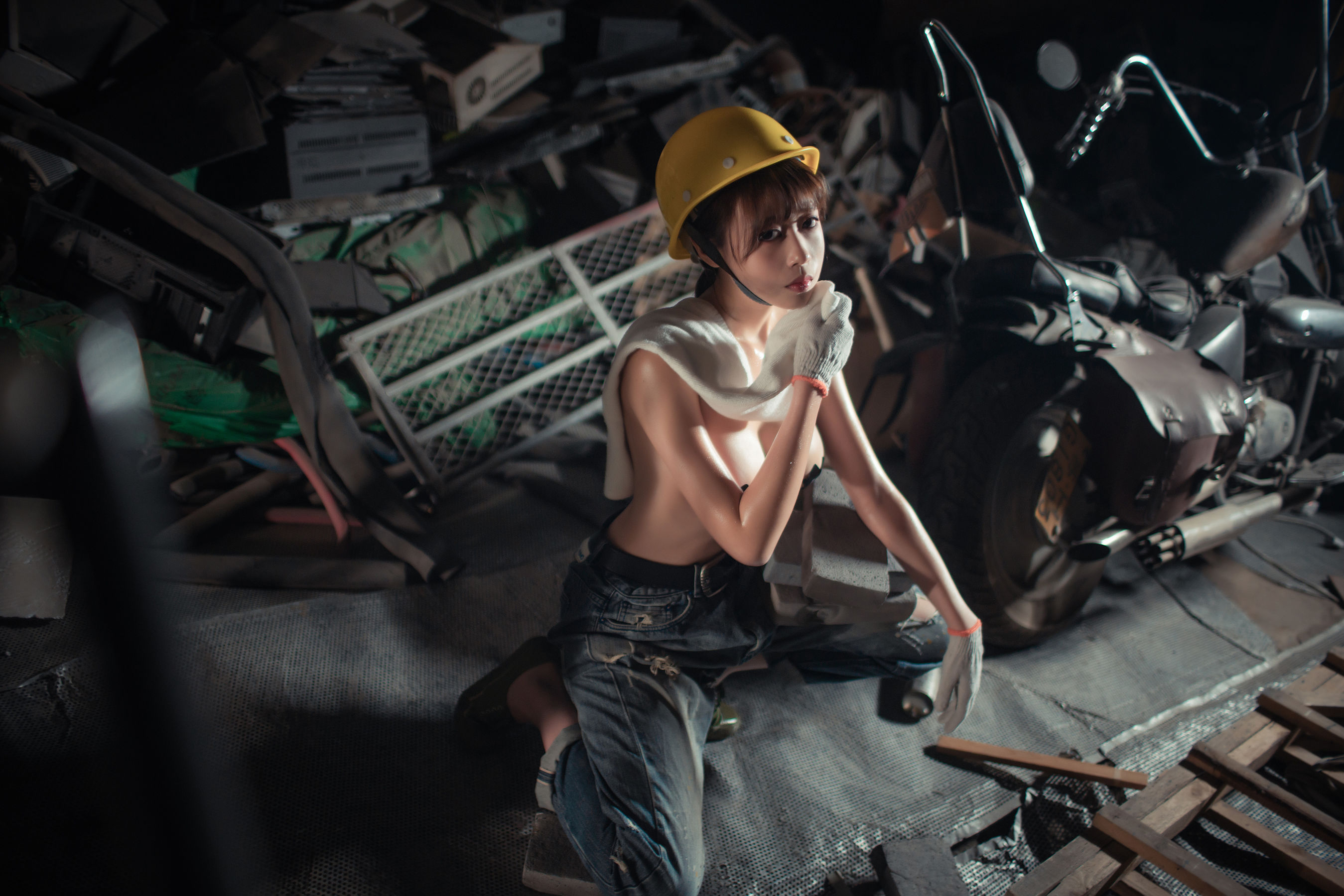[Cosplay写真] 萌妹奈汐酱nice - 咱们工人有力量