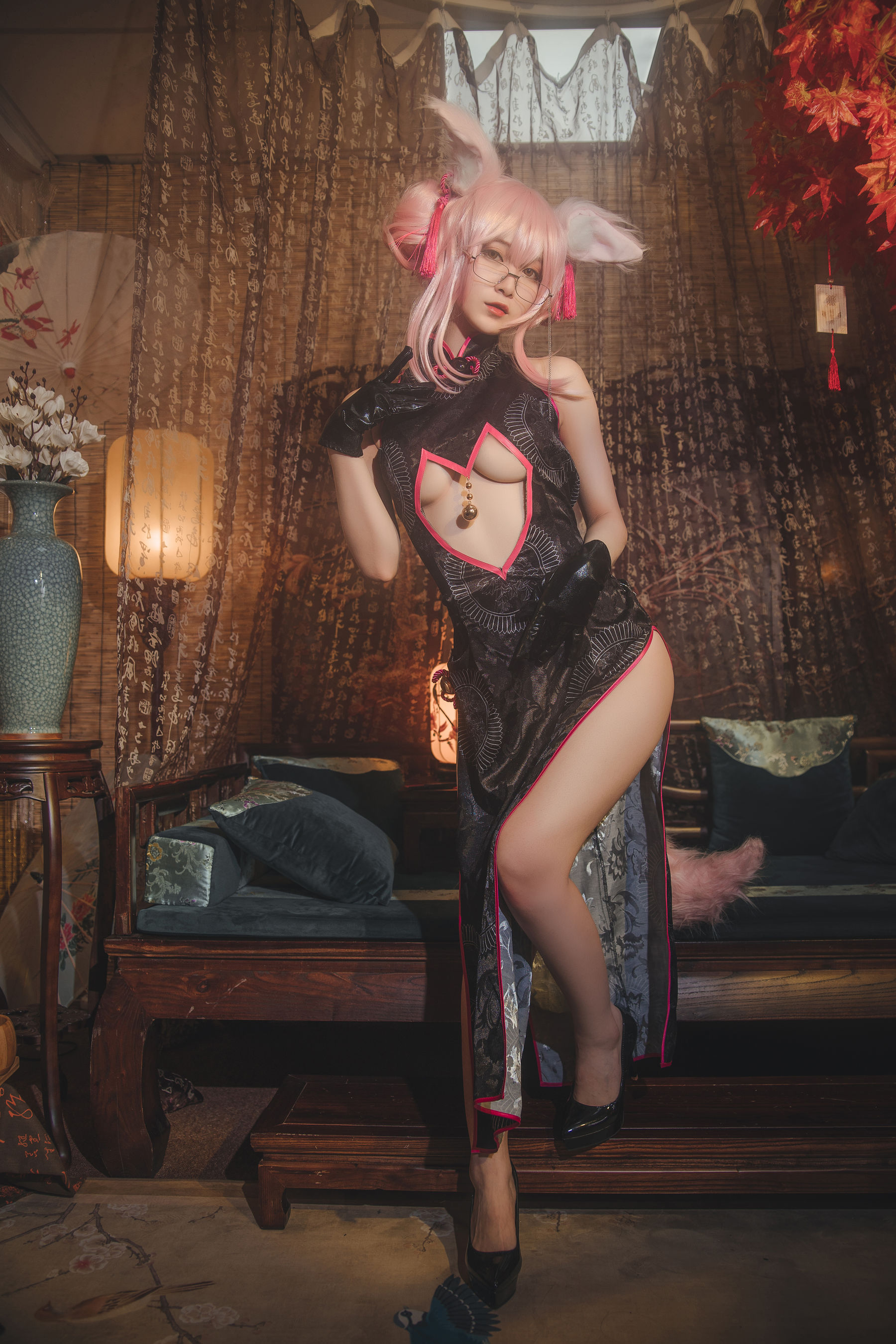 [Cosplay写真] 动漫博主铁板烧鬼舞w - 玉藻前