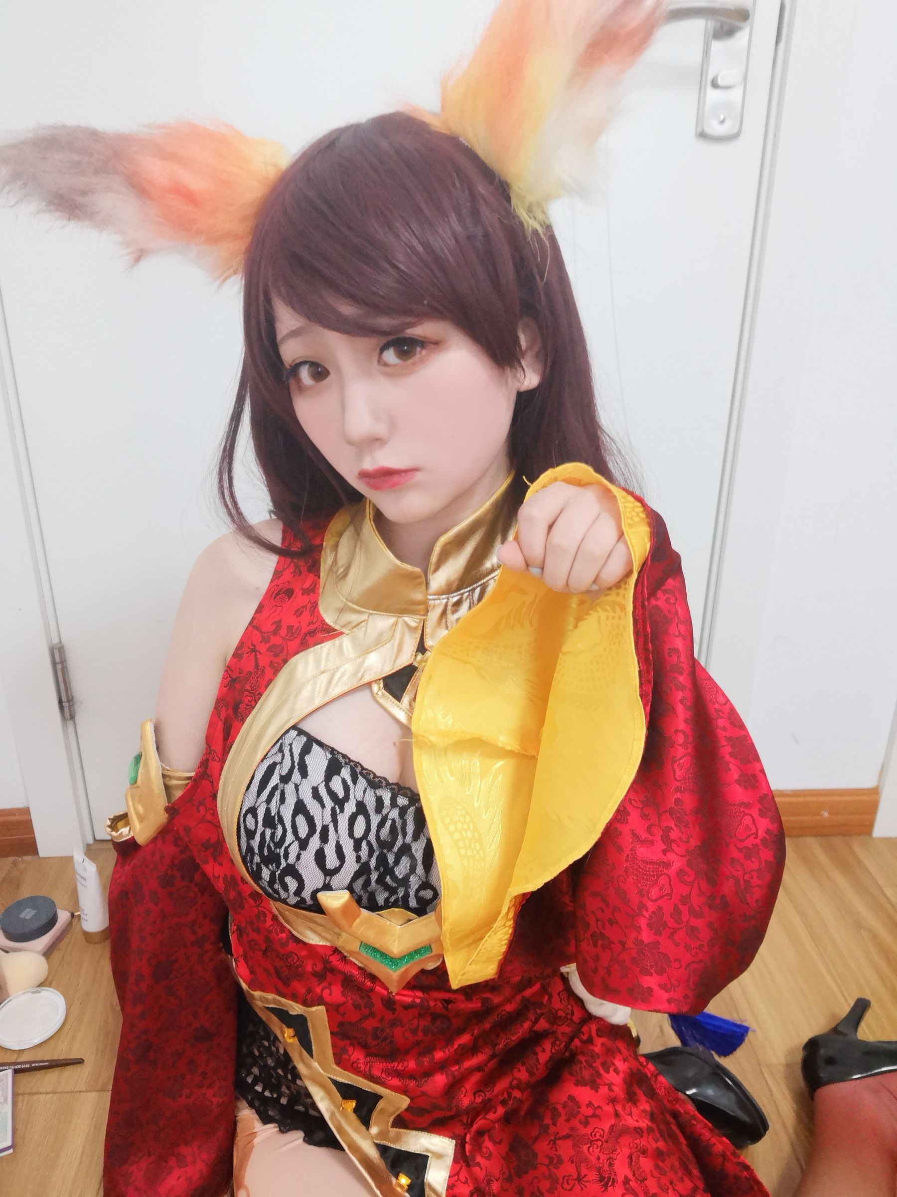 [Cosplay写真] 动漫博主弦音sic - 王者荣耀 妲己 试妆