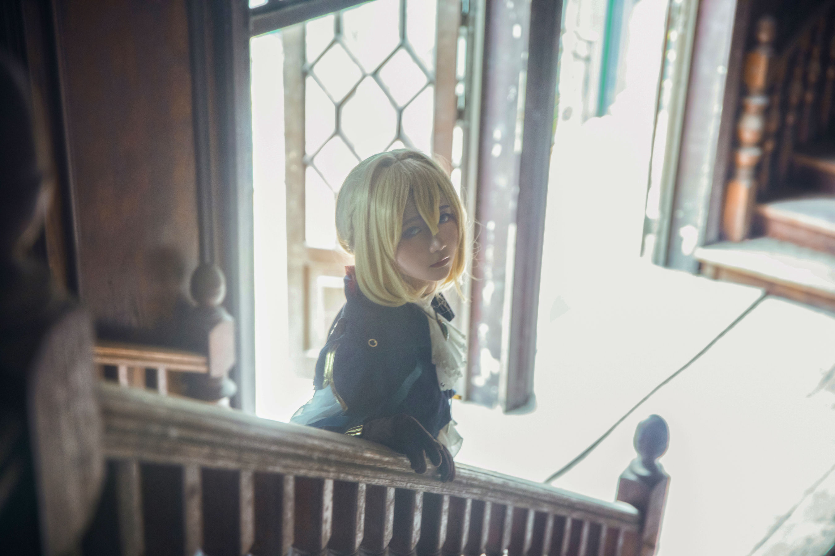 [Cosplay写真] 动漫博主弦音sic - 紫罗兰永恒花园 薇尔莉特・伊芙加登