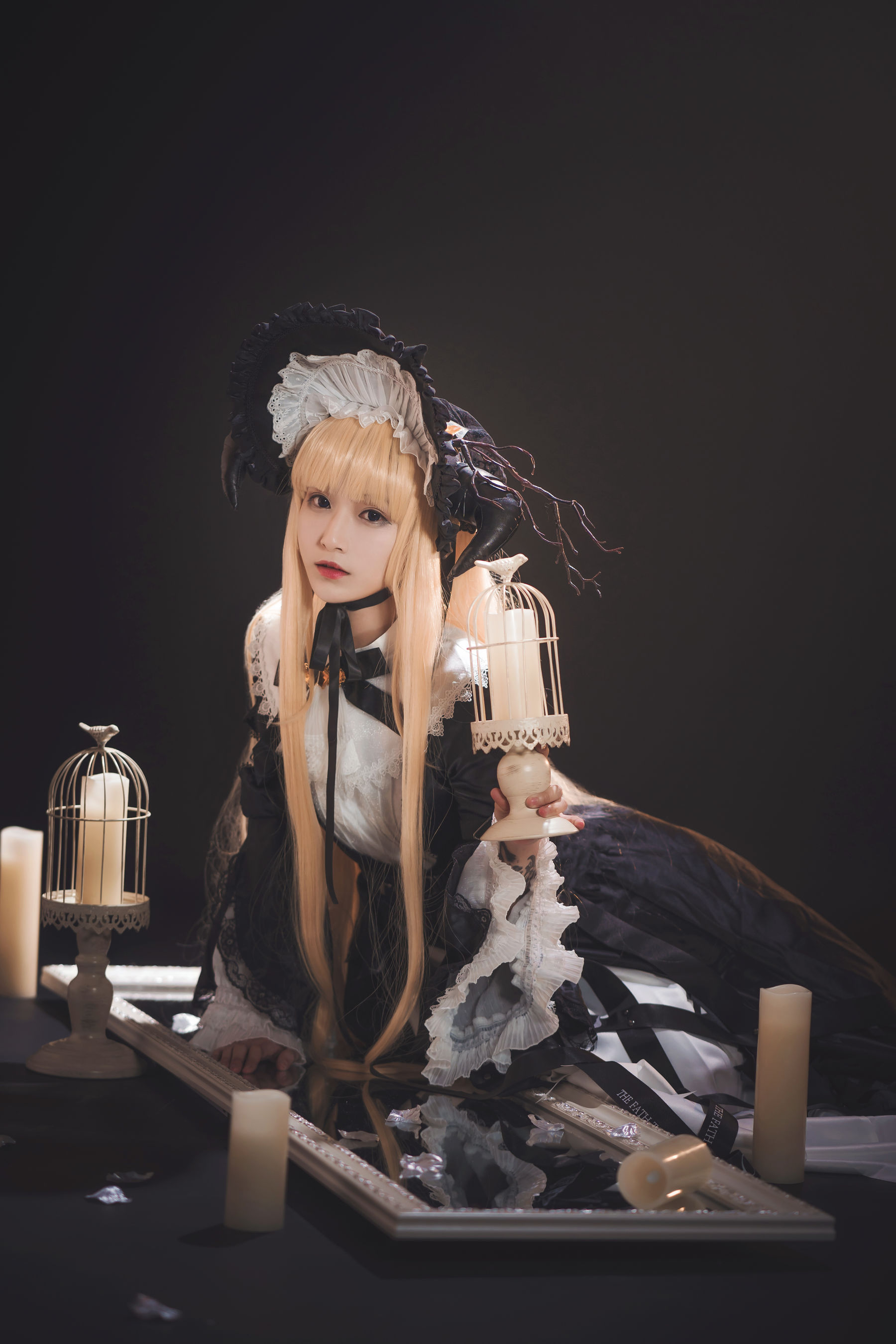 [Cosplay写真] 动漫博主铁板烧鬼舞w - 夜莺