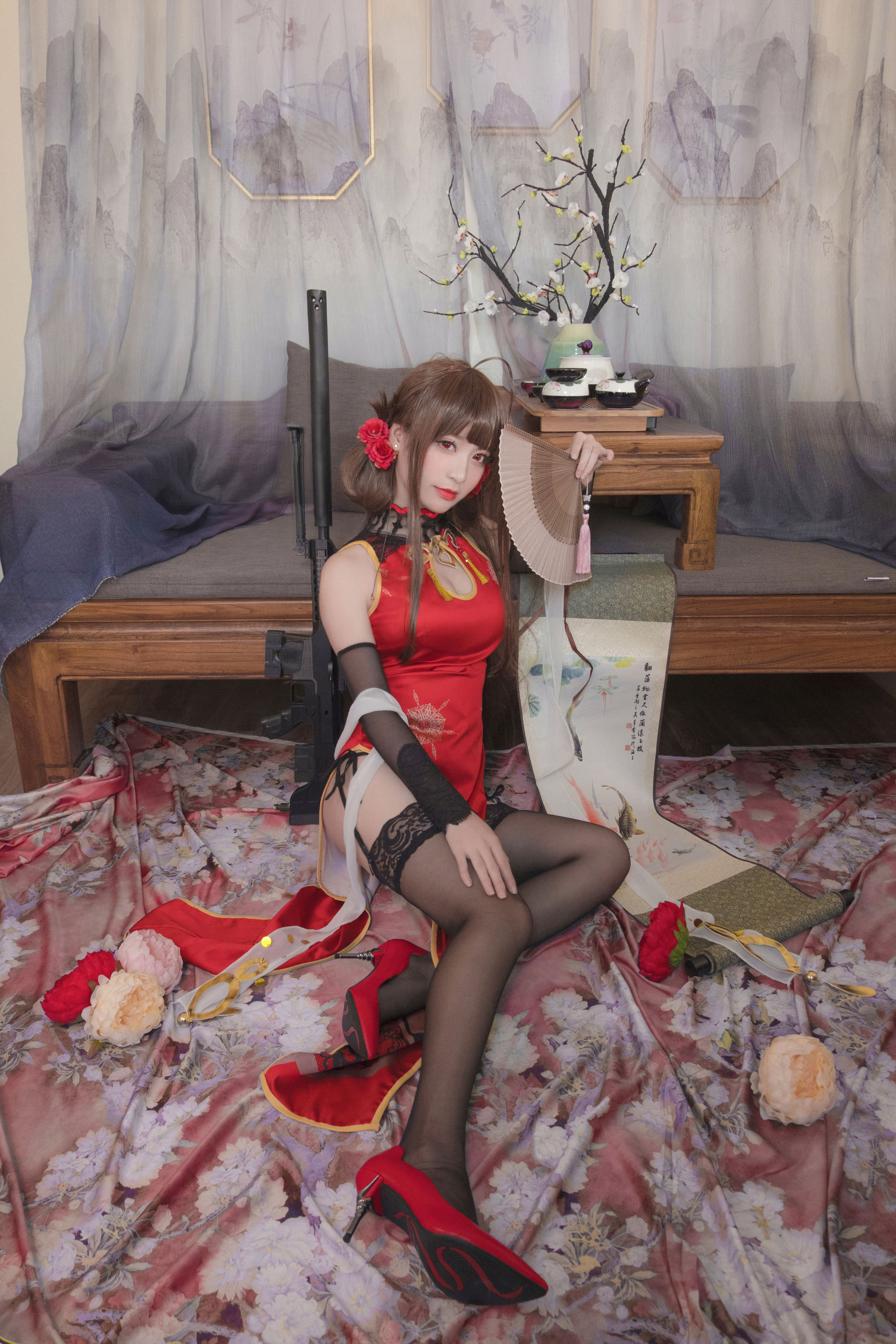[Cosplay写真] Coser星野saori - DSR-50 红牡丹