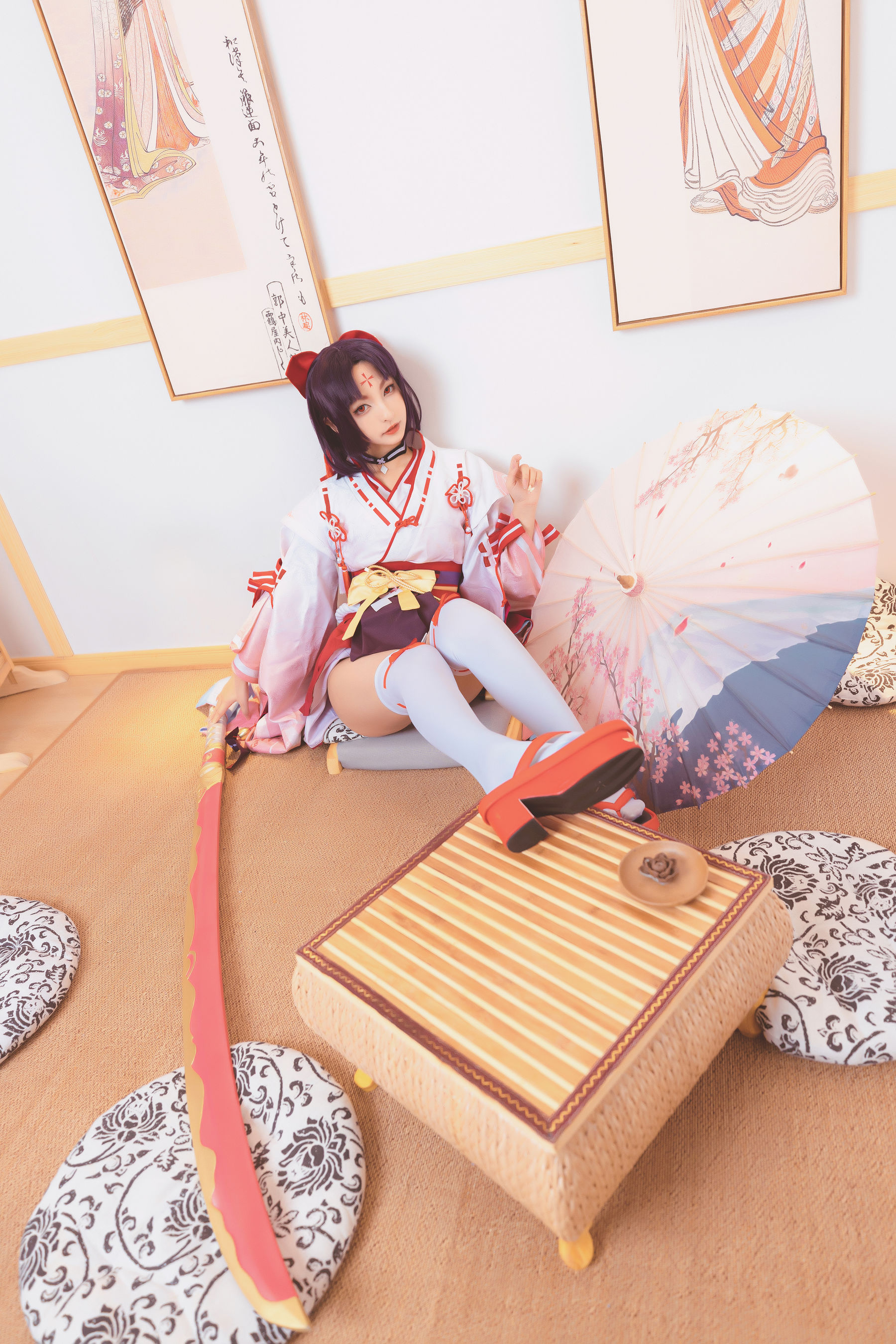 [Cosplay写真] 萝莉神楽坂真冬之刀ノ語