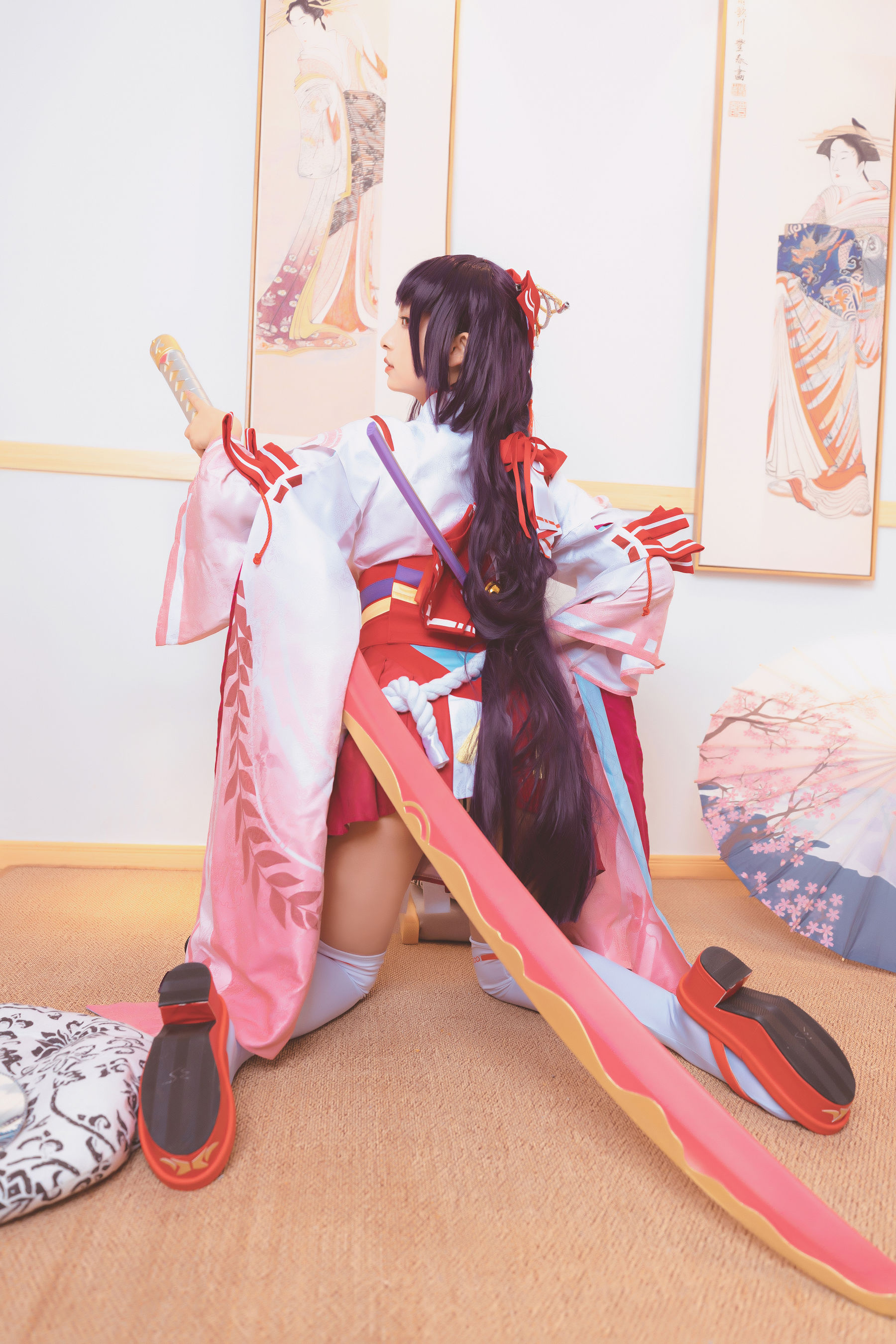 [Cosplay写真] 萝莉神楽坂真冬之刀ノ語