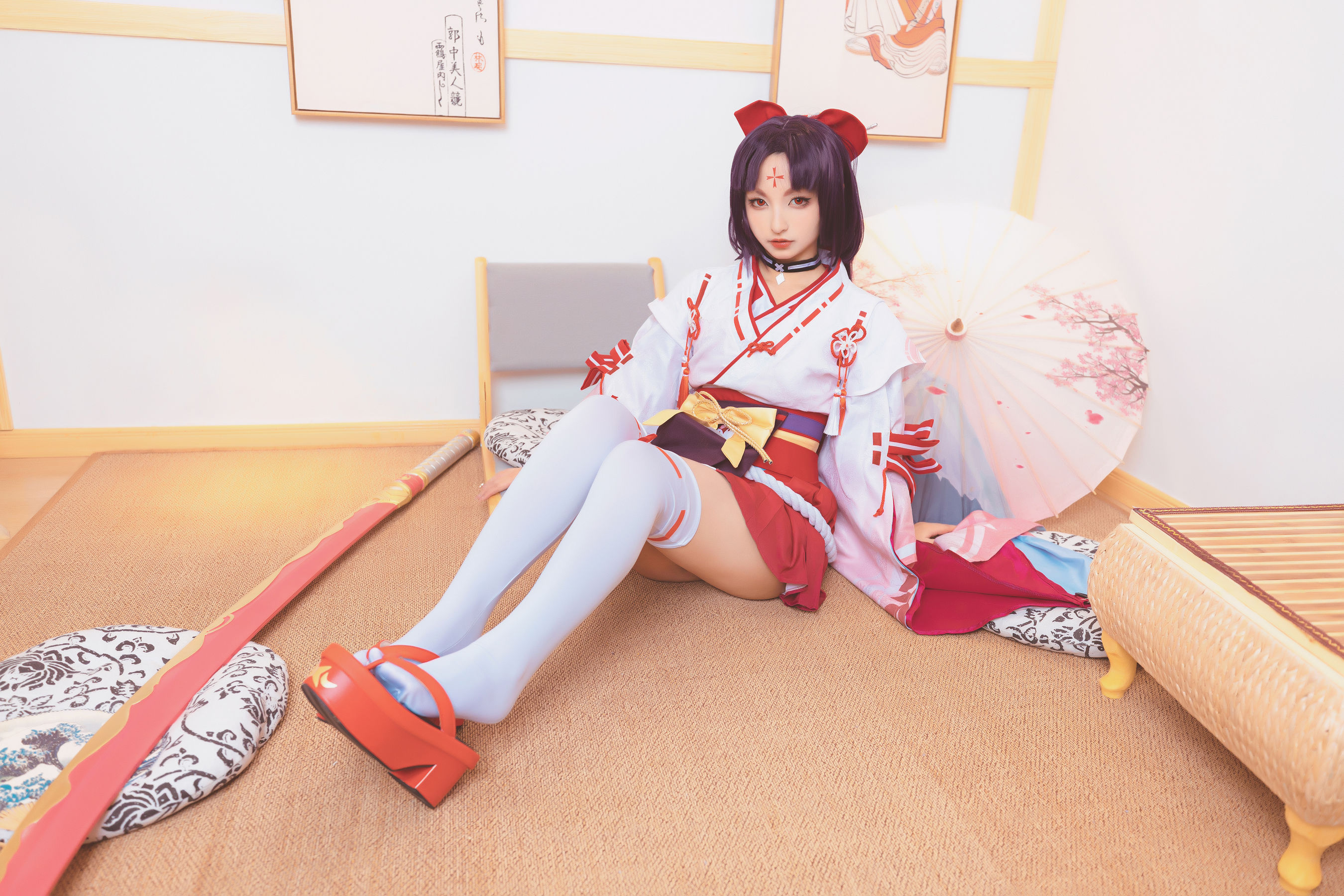 [Cosplay写真] 萝莉神楽坂真冬之刀ノ語