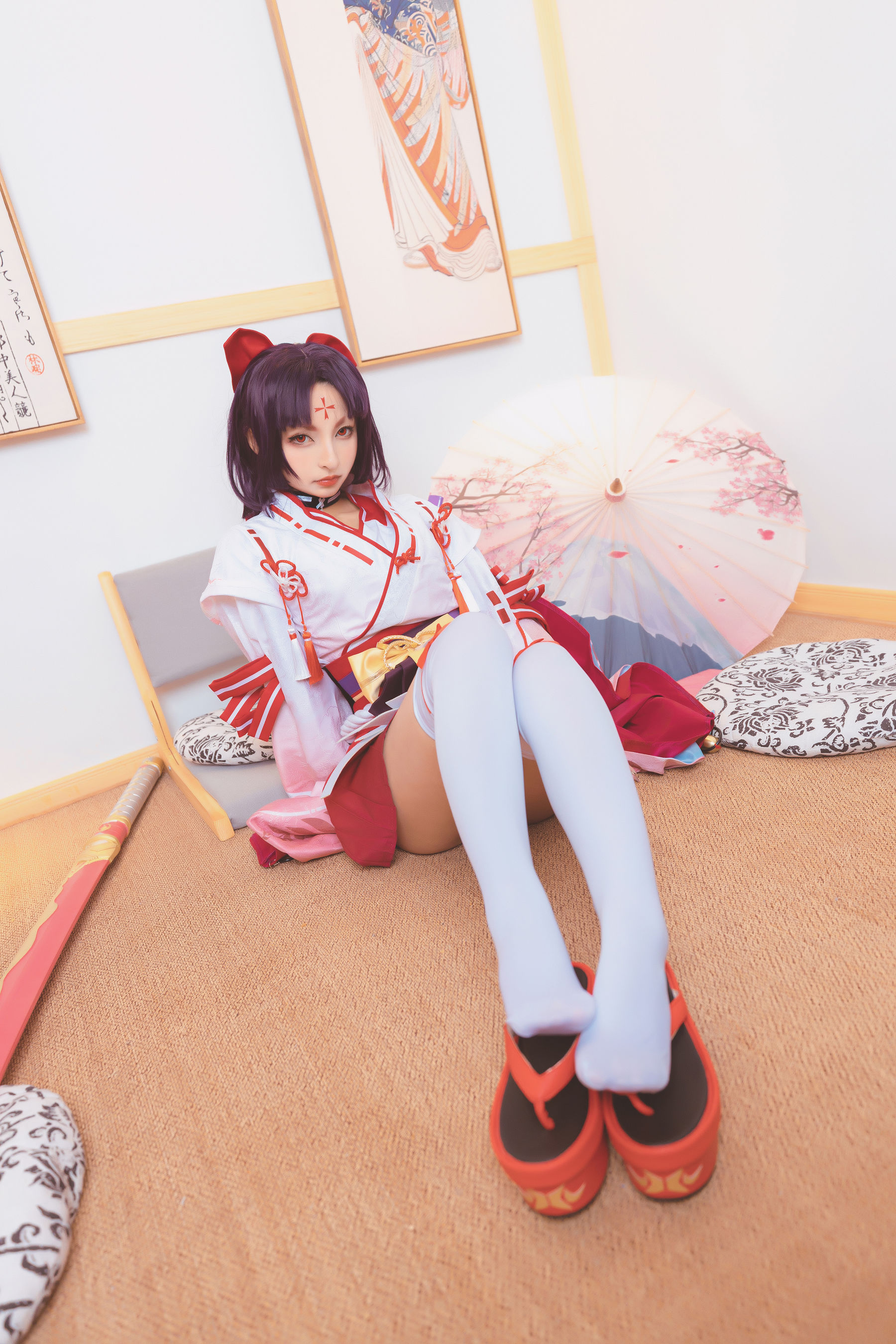 [Cosplay写真] 萝莉神楽坂真冬之刀ノ語