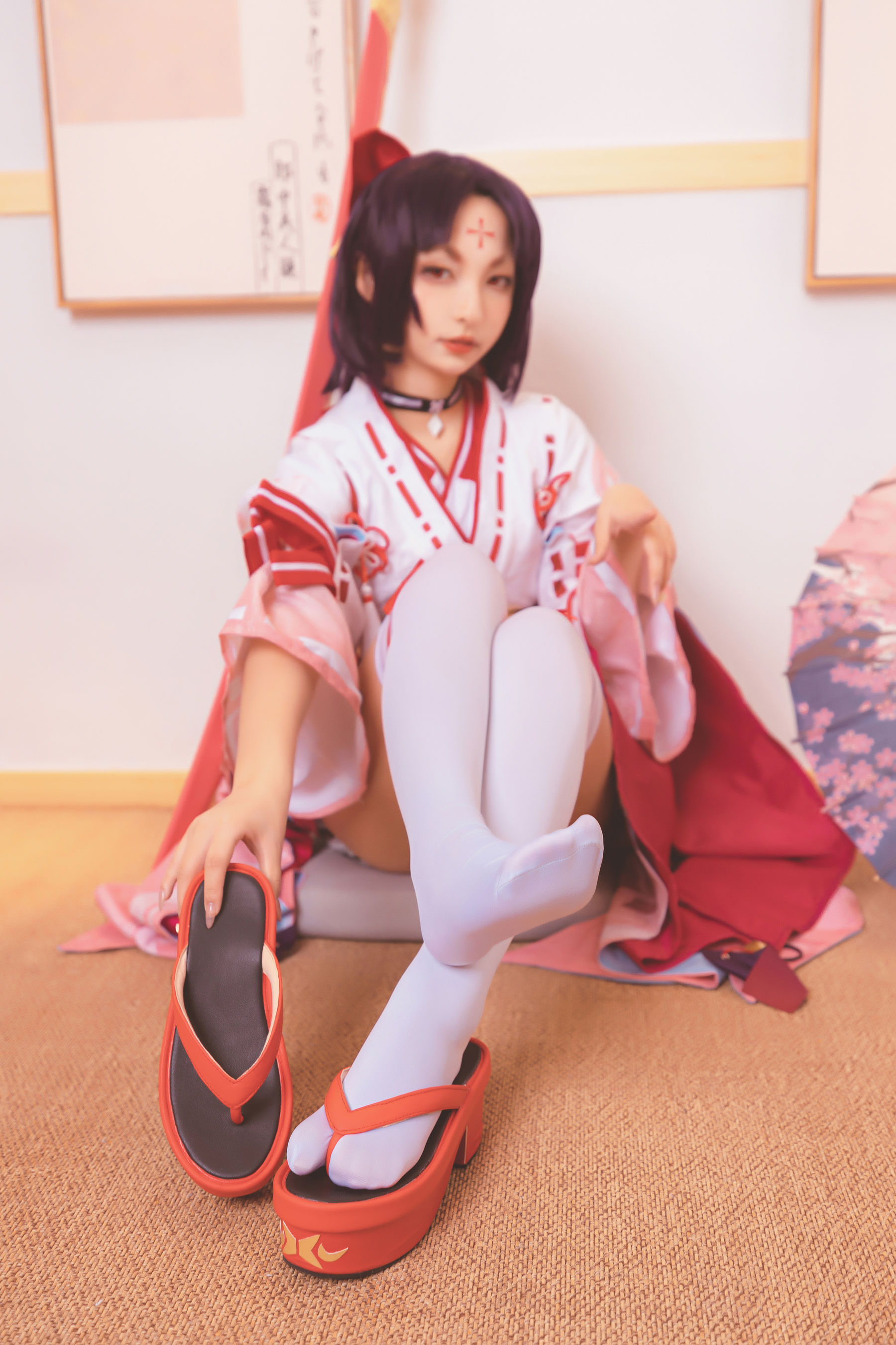 [Cosplay写真] 萝莉神楽坂真冬之刀ノ語