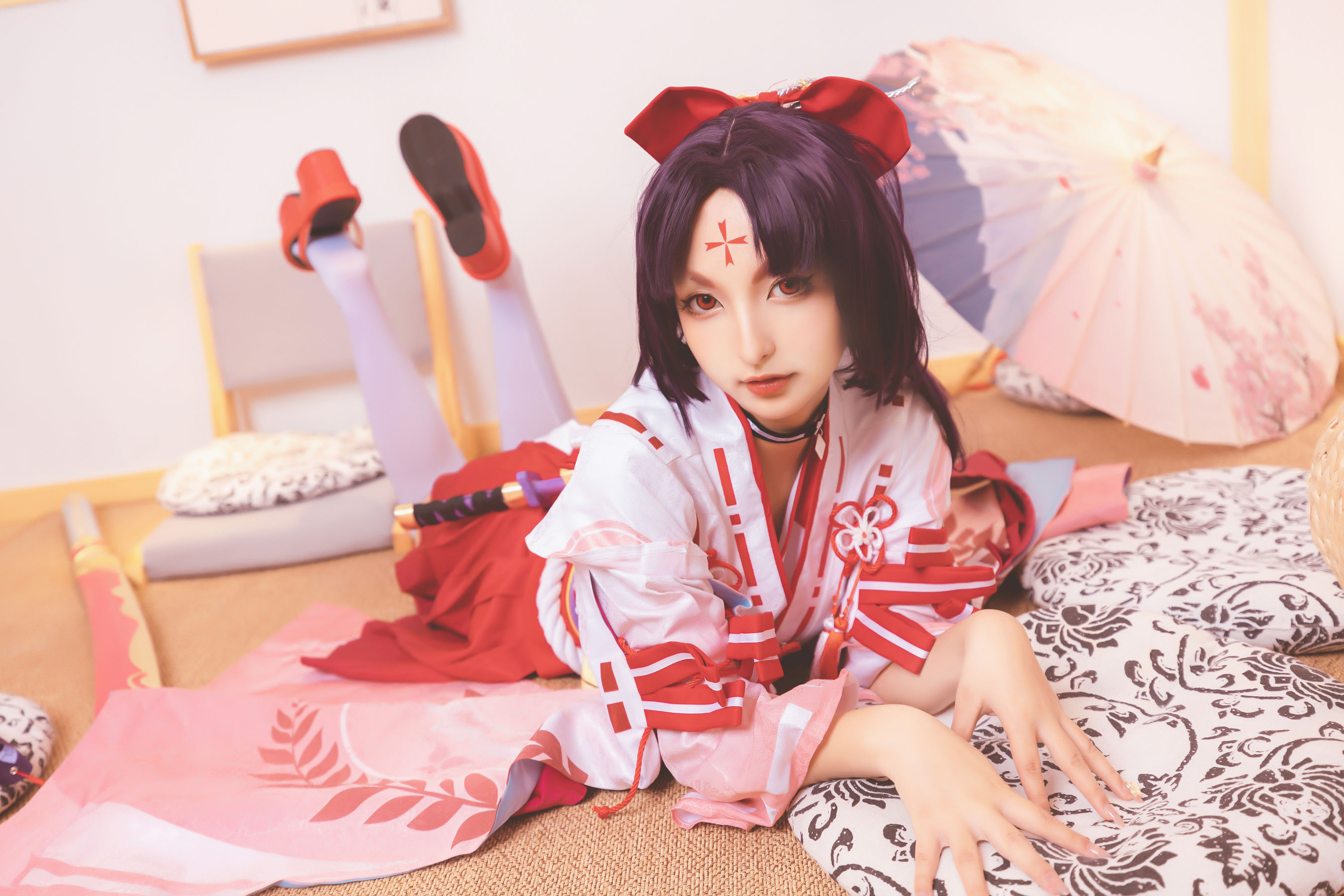 [Cosplay写真] 萝莉神楽坂真冬之刀ノ語