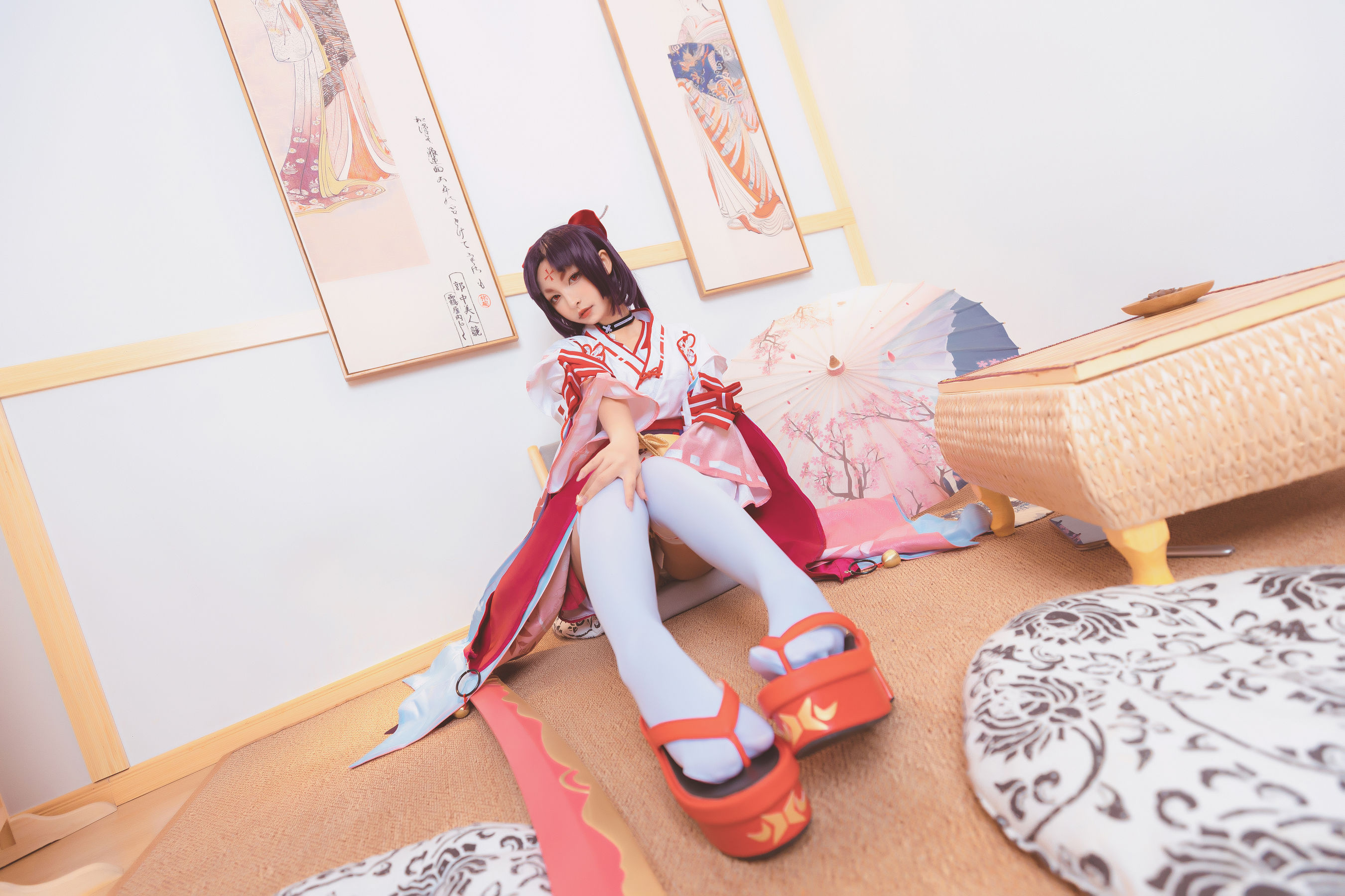 [Cosplay写真] 萝莉神楽坂真冬之刀ノ語