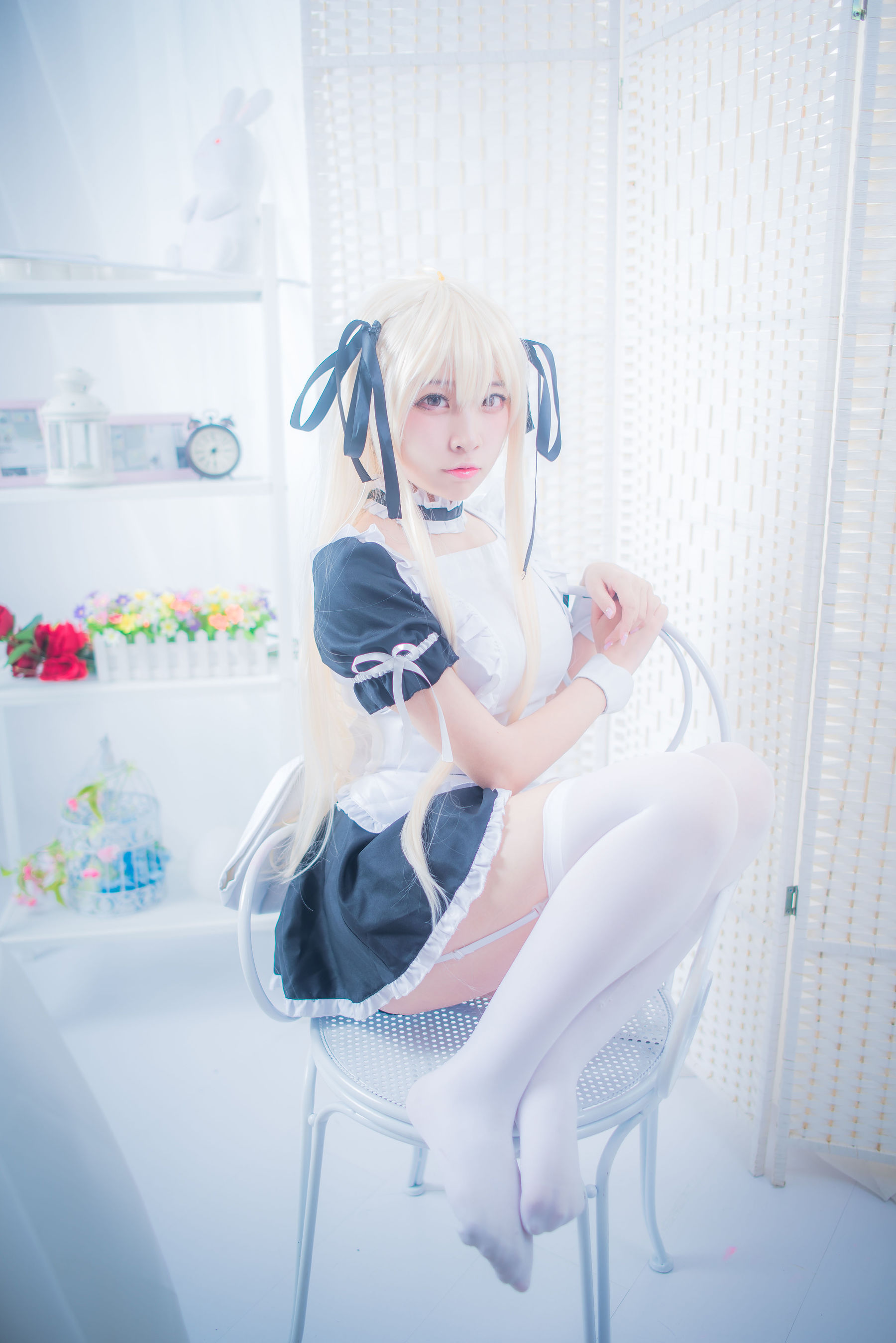 [Cosplay写真] 人气Coser二佐Nisa - 穹妹女仆