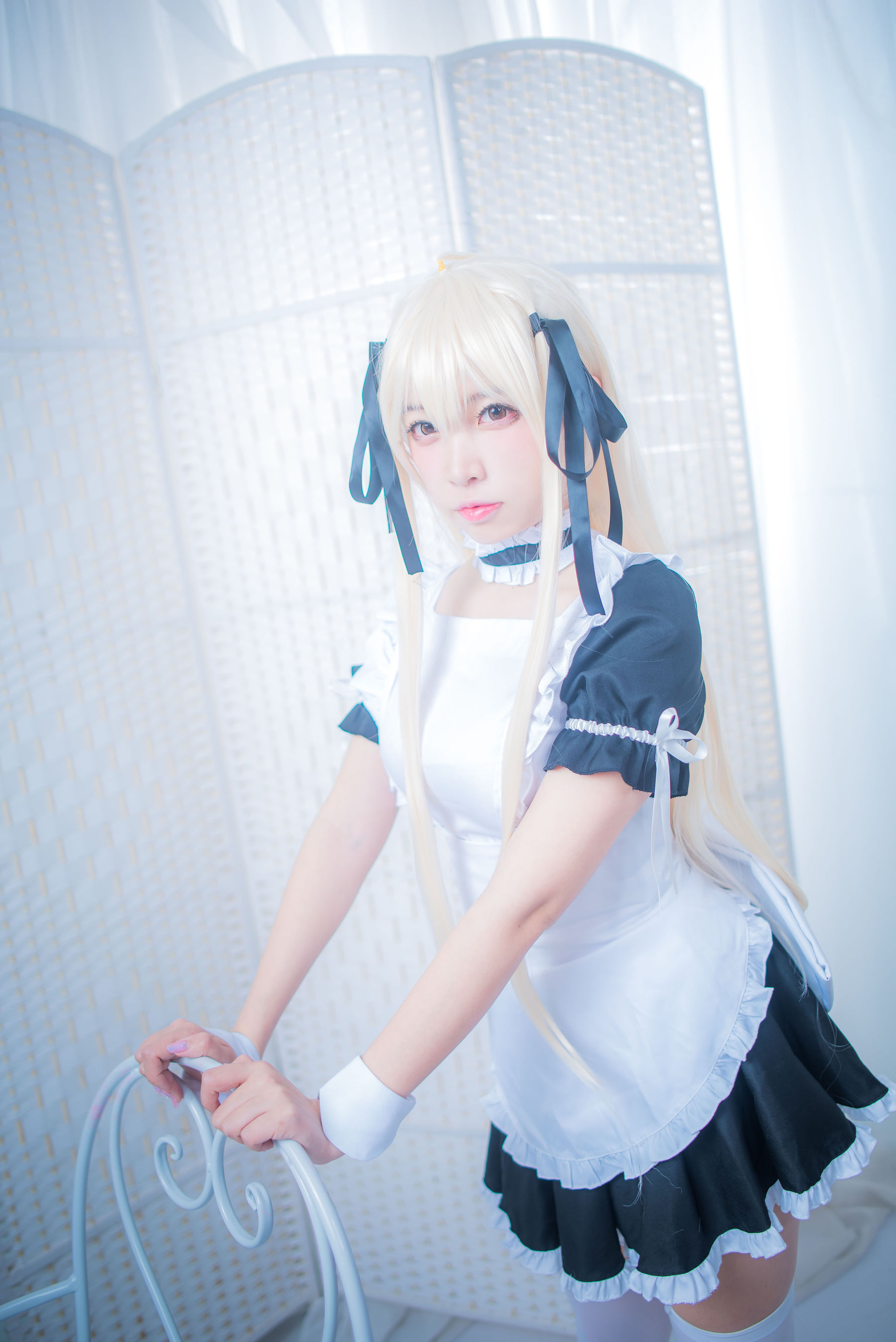 [Cosplay写真] 人气Coser二佐Nisa - 穹妹女仆