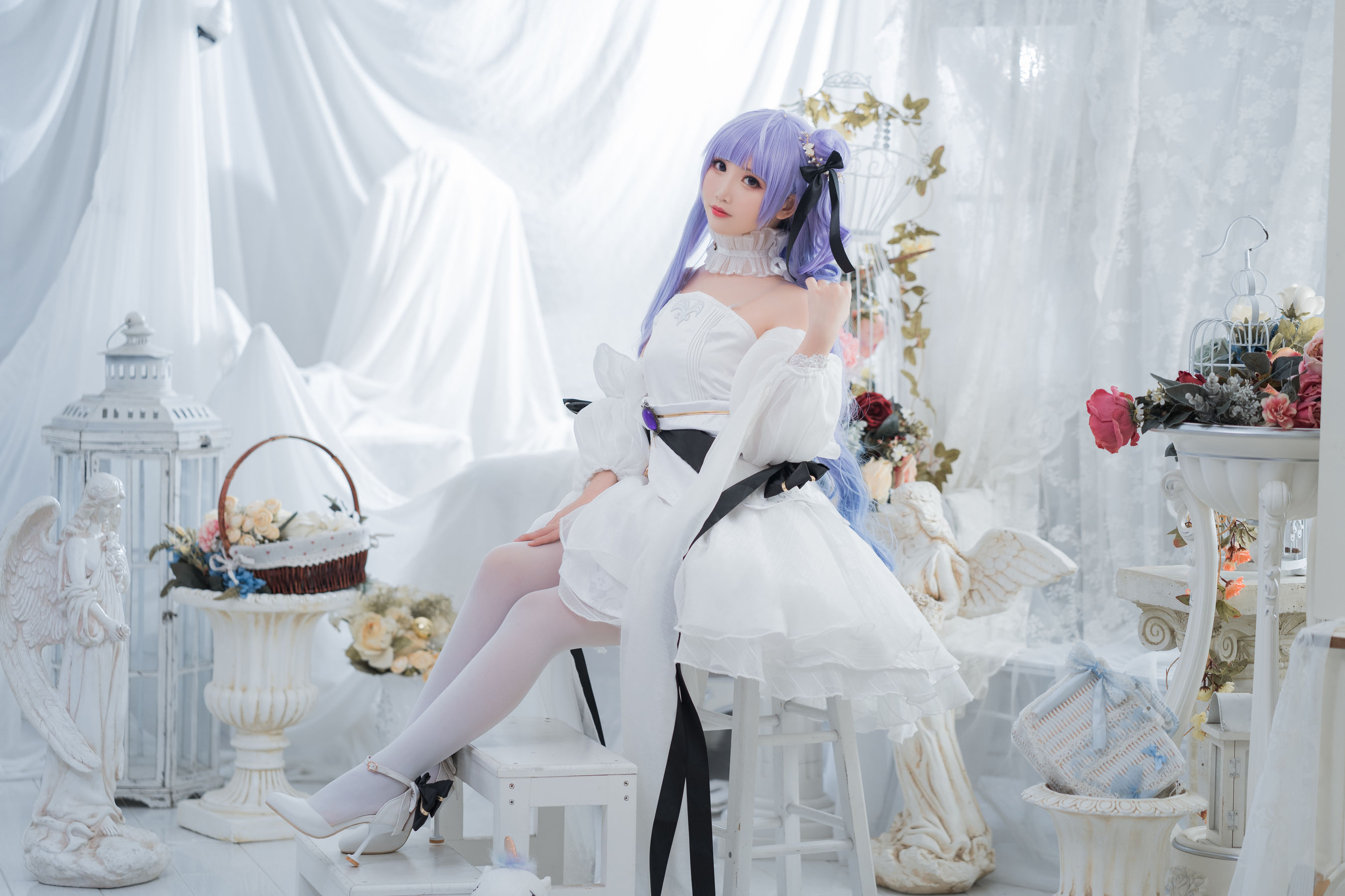 [Cosplay写真] 可爱人气Coser面饼仙儿 - 独角兽婚纱