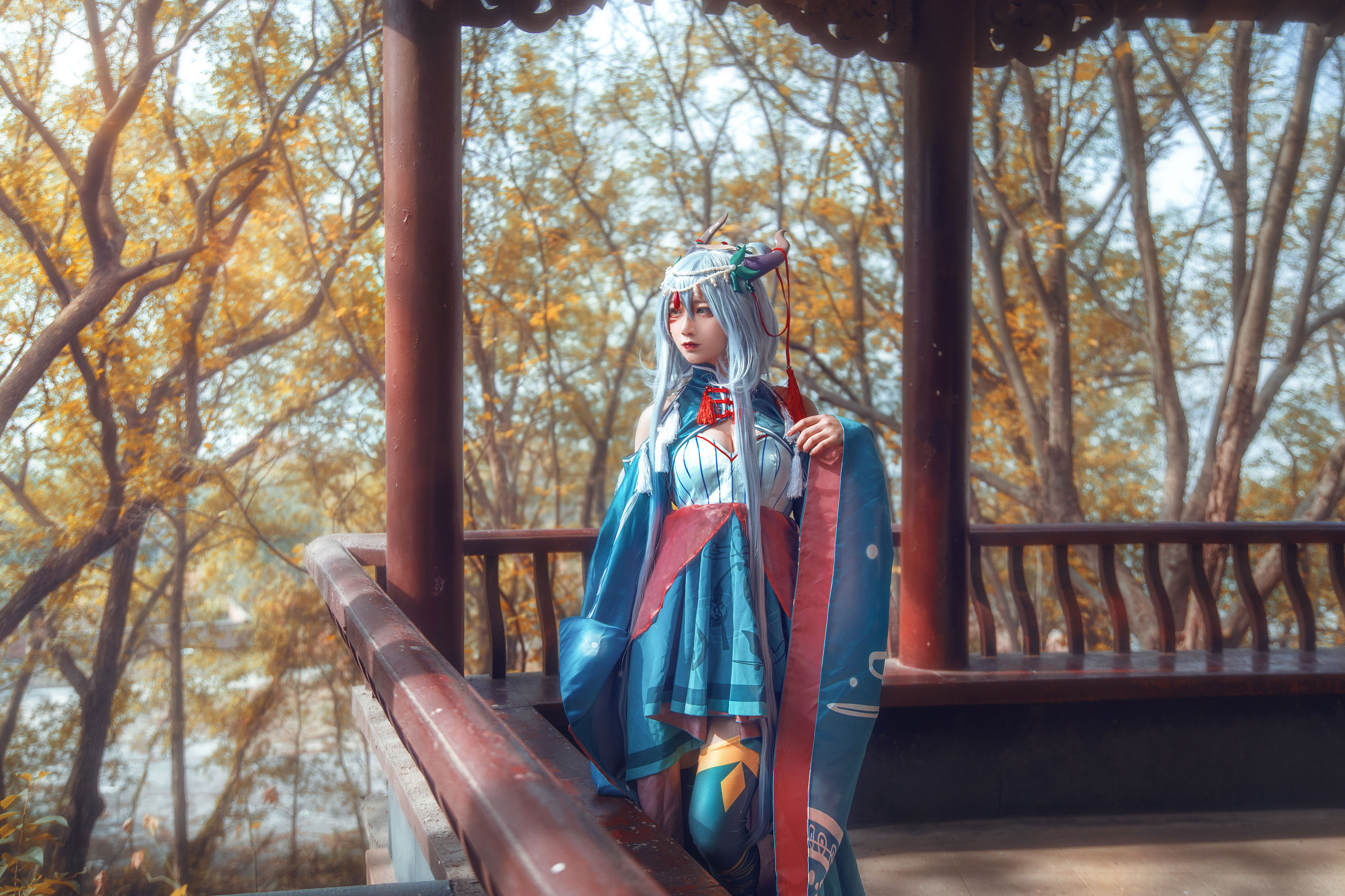 [Cosplay写真] 动漫博主弦音sic - 洛天依 上古神話