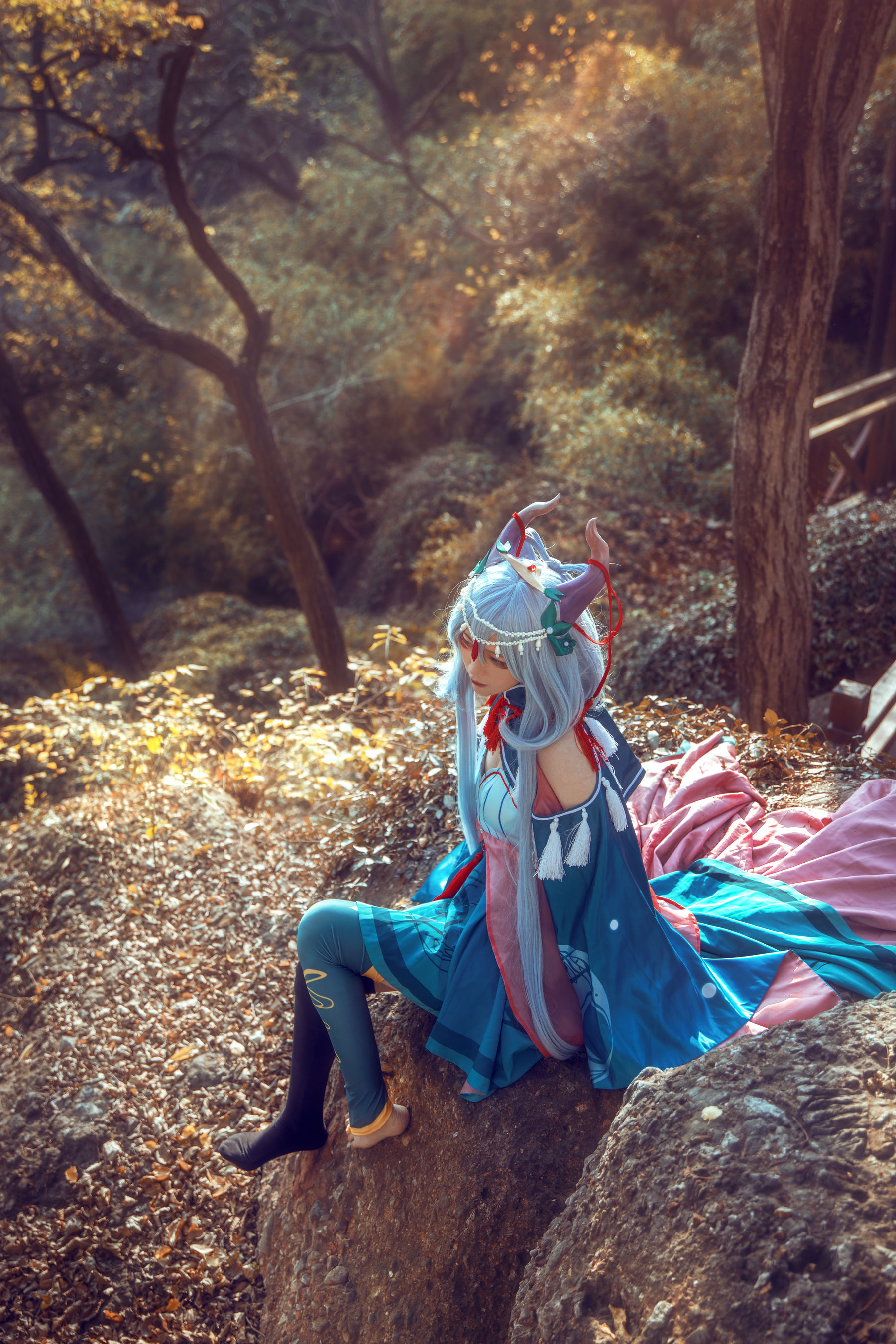 [Cosplay写真] 动漫博主弦音sic - 洛天依 上古神話