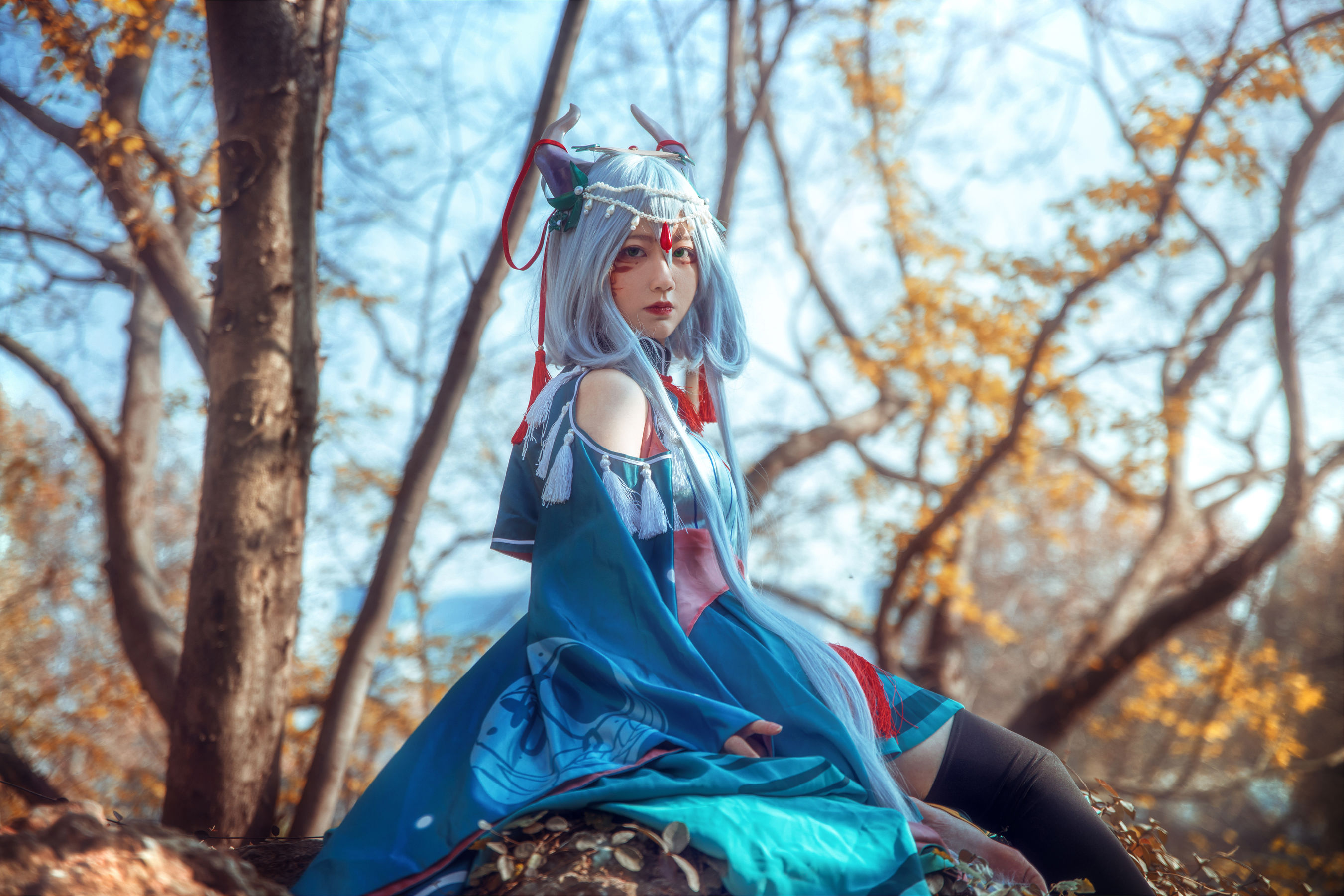 [Cosplay写真] 动漫博主弦音sic - 洛天依 上古神話