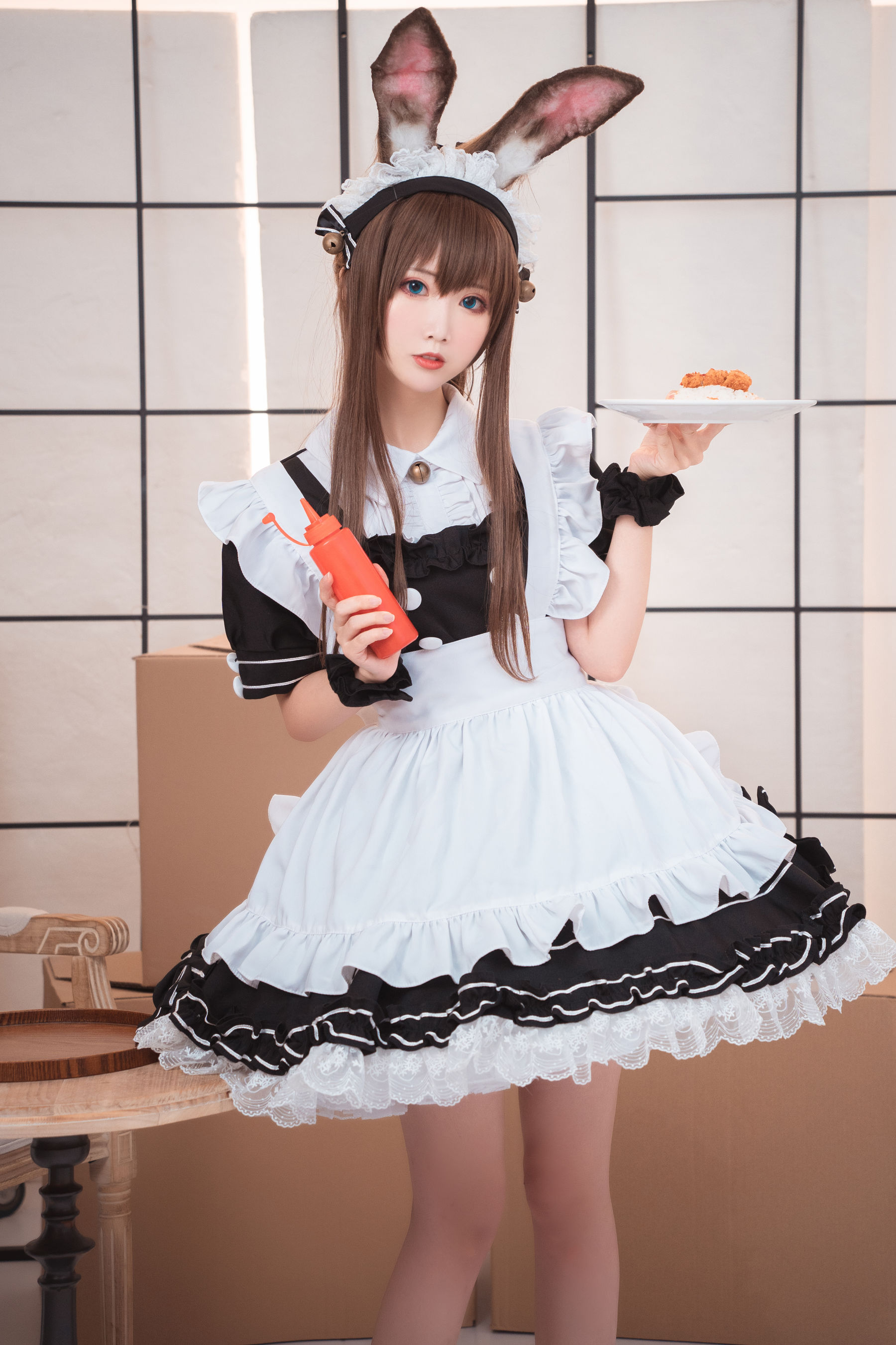[Cosplay写真] 可爱人气Coser面饼仙儿 - 阿米驴女仆