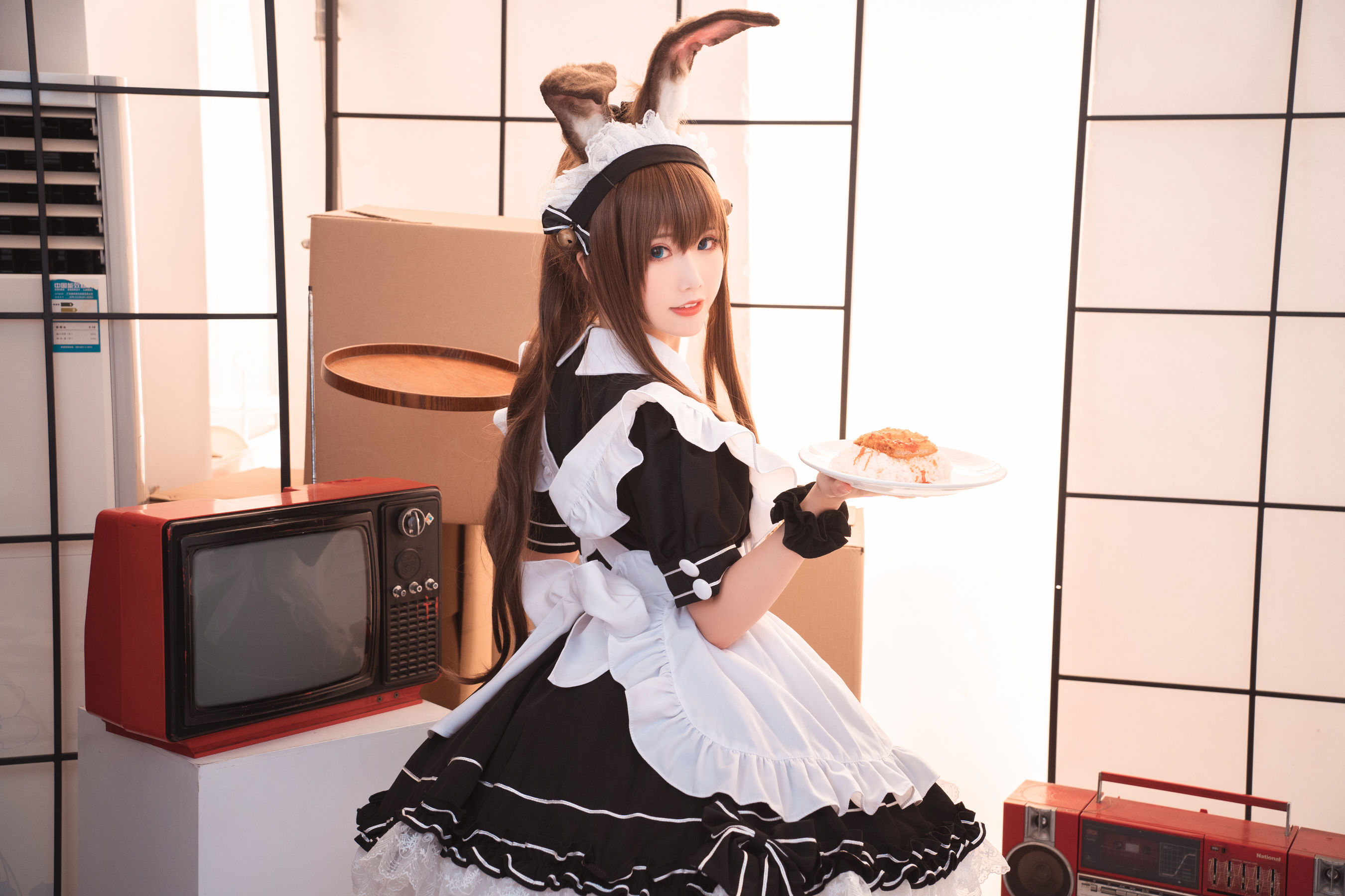 [Cosplay写真] 可爱人气Coser面饼仙儿 - 阿米驴女仆