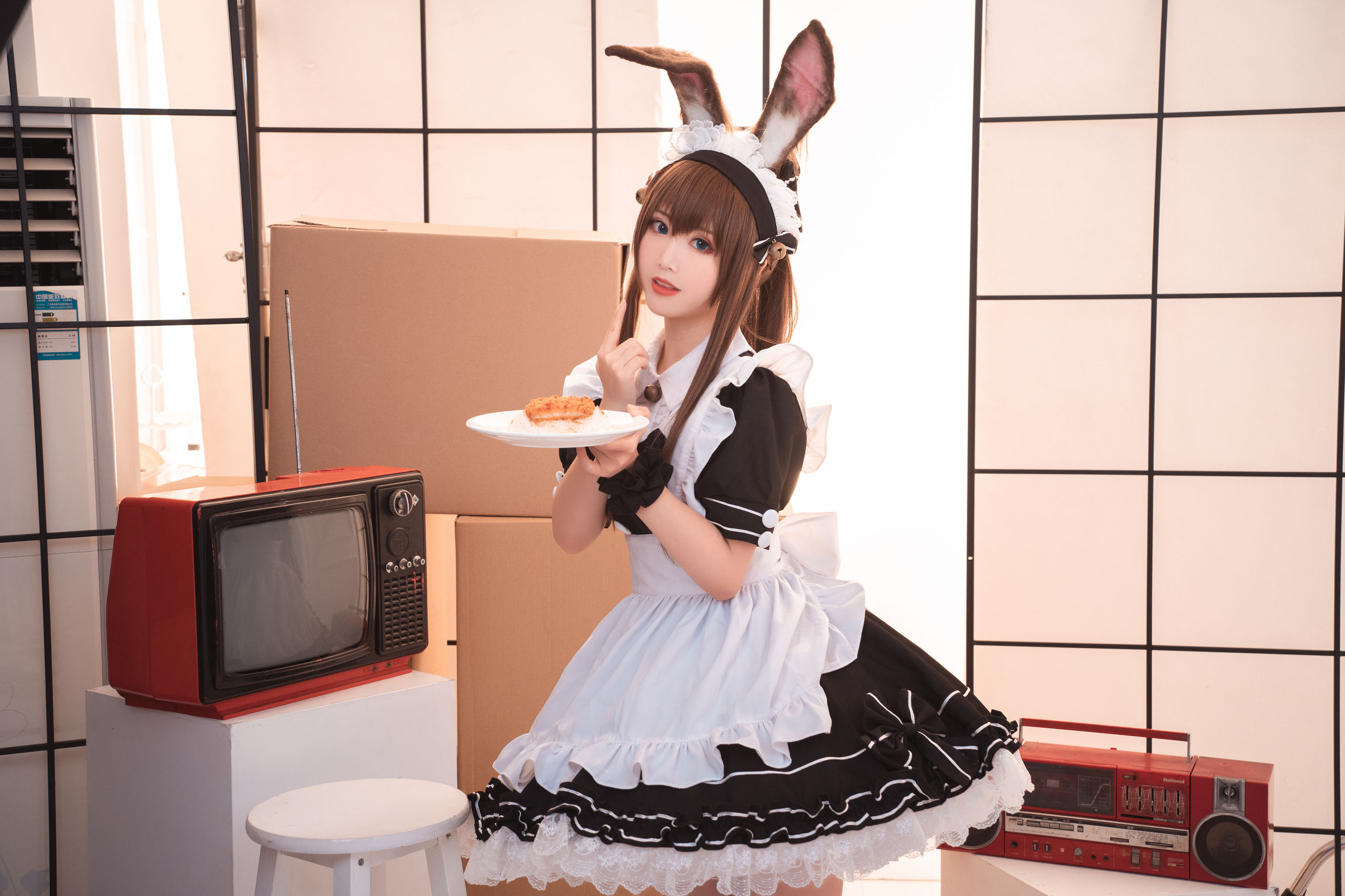 [Cosplay写真] 可爱人气Coser面饼仙儿 - 阿米驴女仆