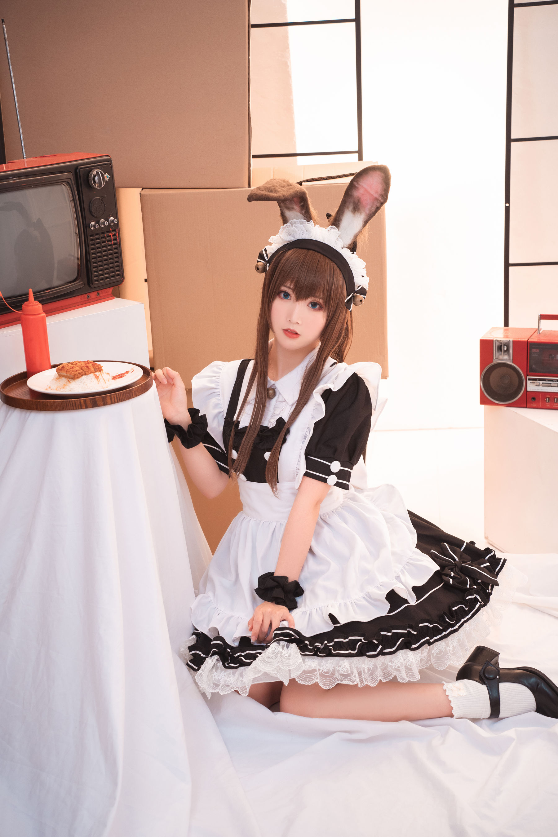 [Cosplay写真] 可爱人气Coser面饼仙儿 - 阿米驴女仆