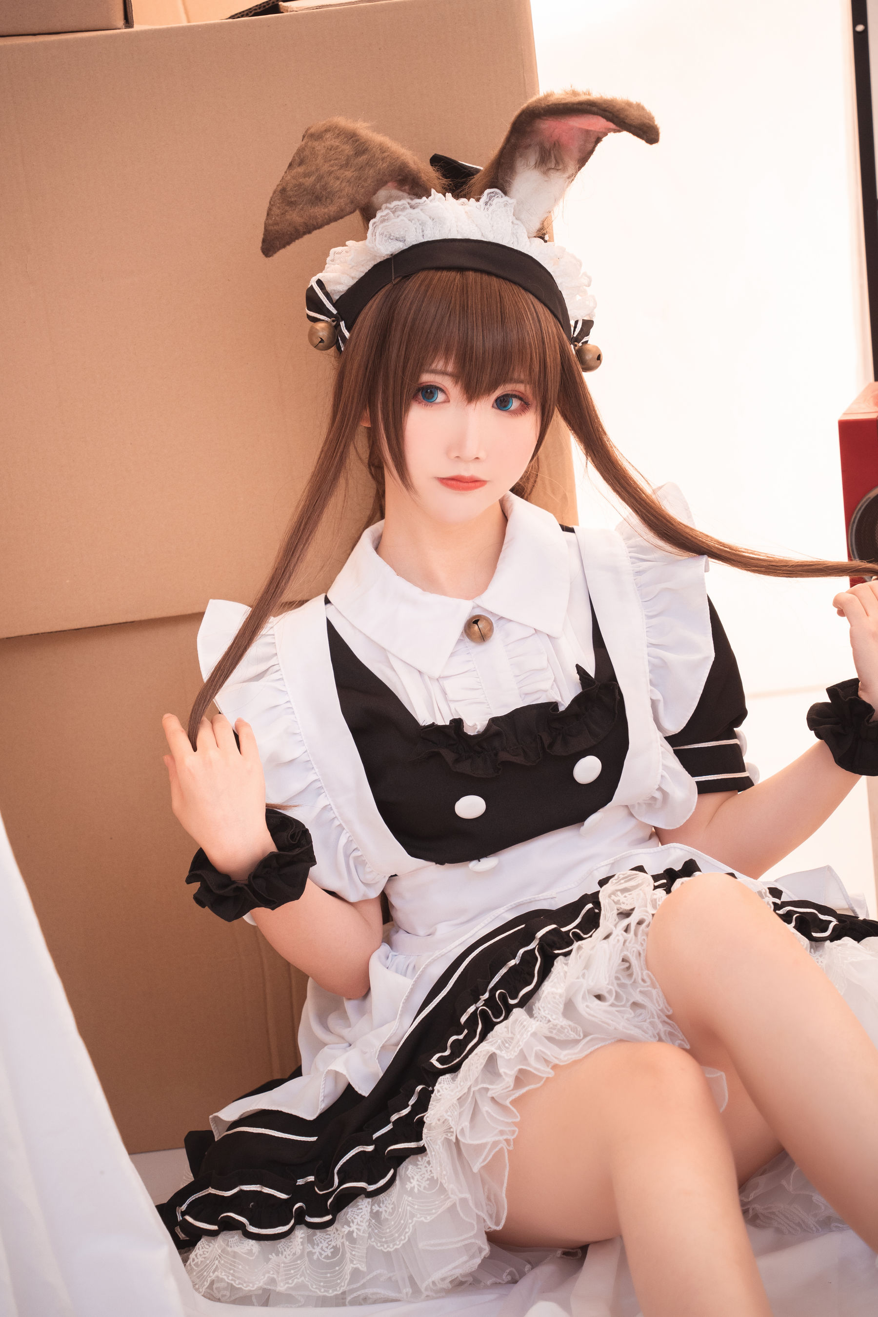 [Cosplay写真] 可爱人气Coser面饼仙儿 - 阿米驴女仆