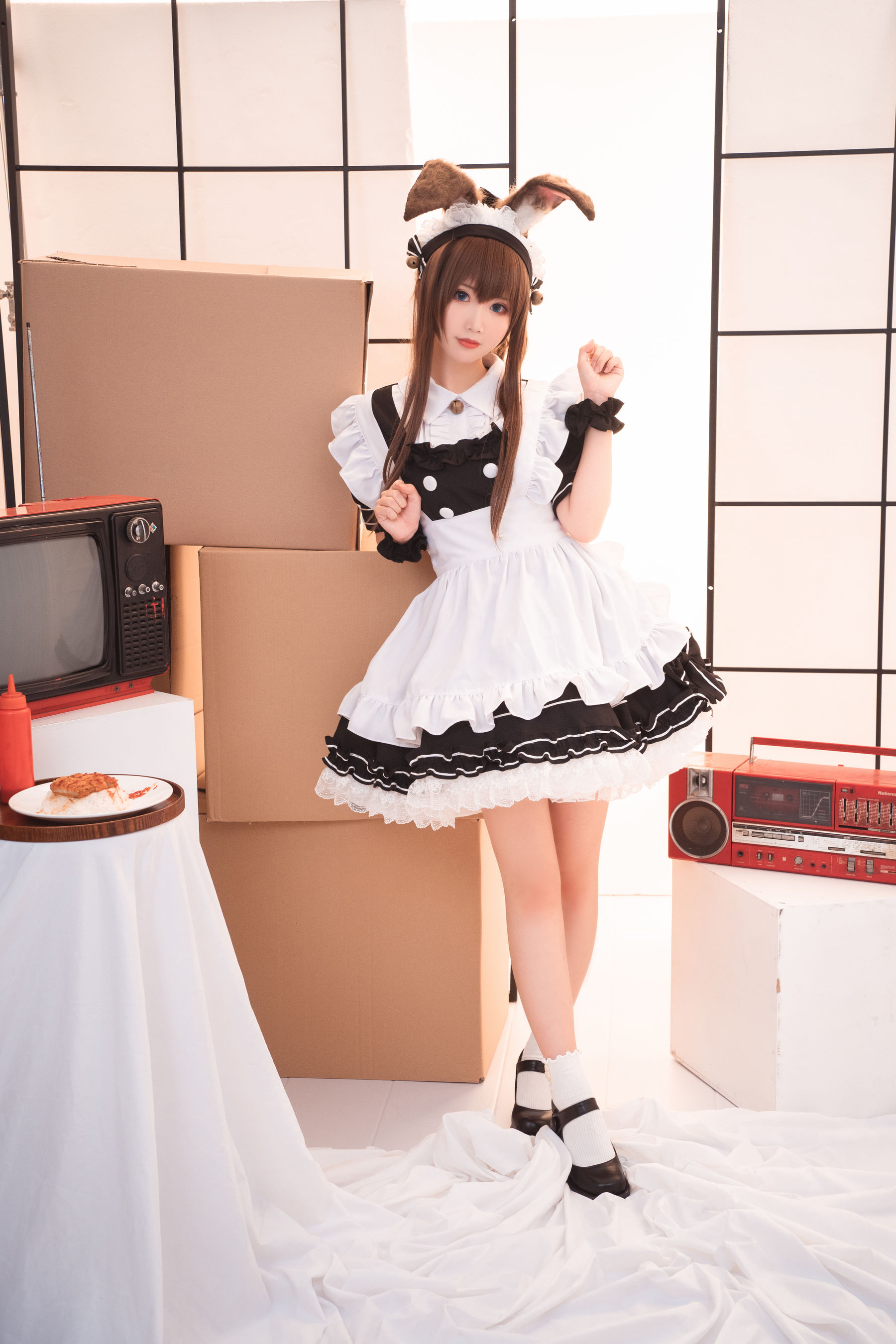 [Cosplay写真] 可爱人气Coser面饼仙儿 - 阿米驴女仆