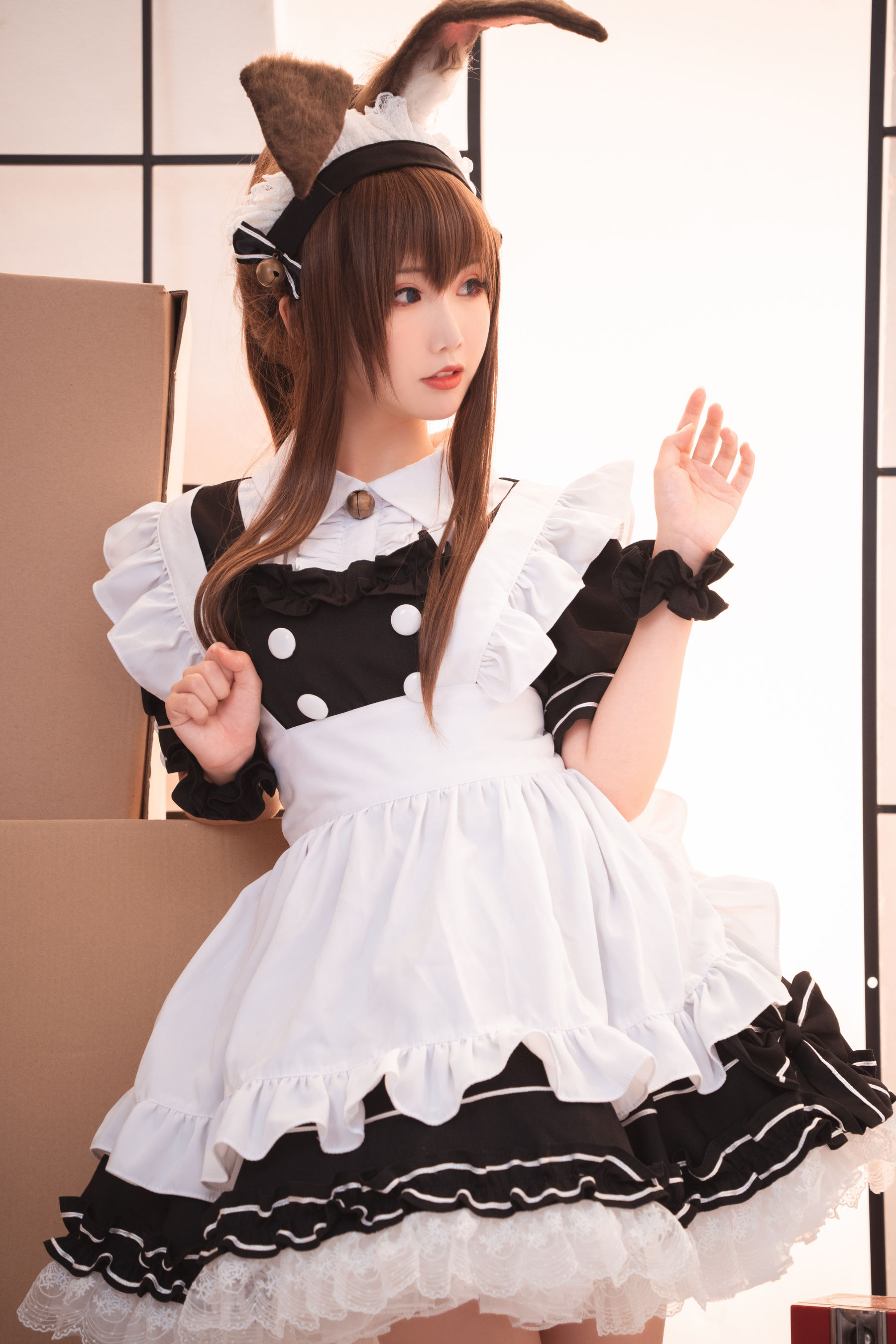 [Cosplay写真] 可爱人气Coser面饼仙儿 - 阿米驴女仆