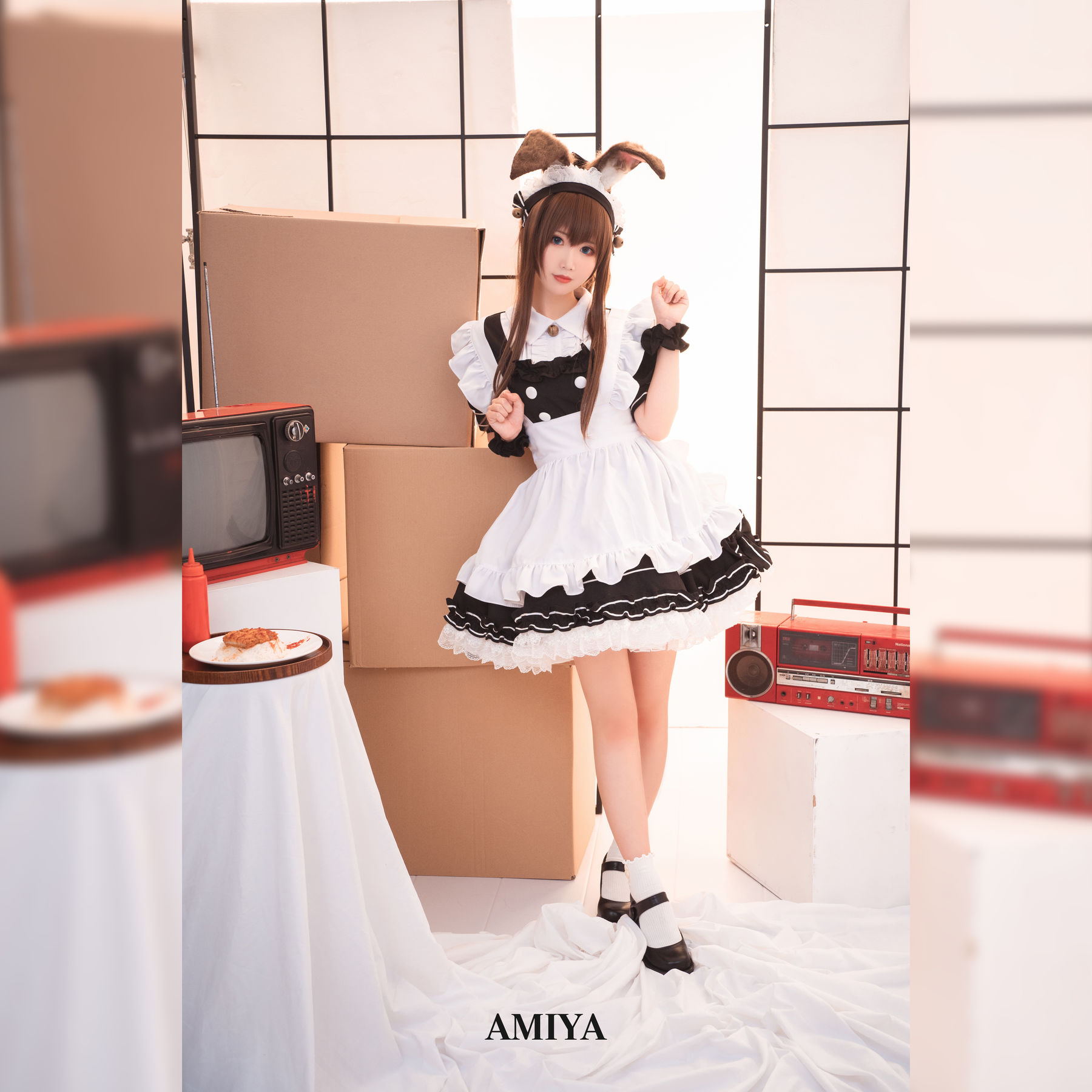 [Cosplay写真] 可爱人气Coser面饼仙儿 - 阿米驴女仆