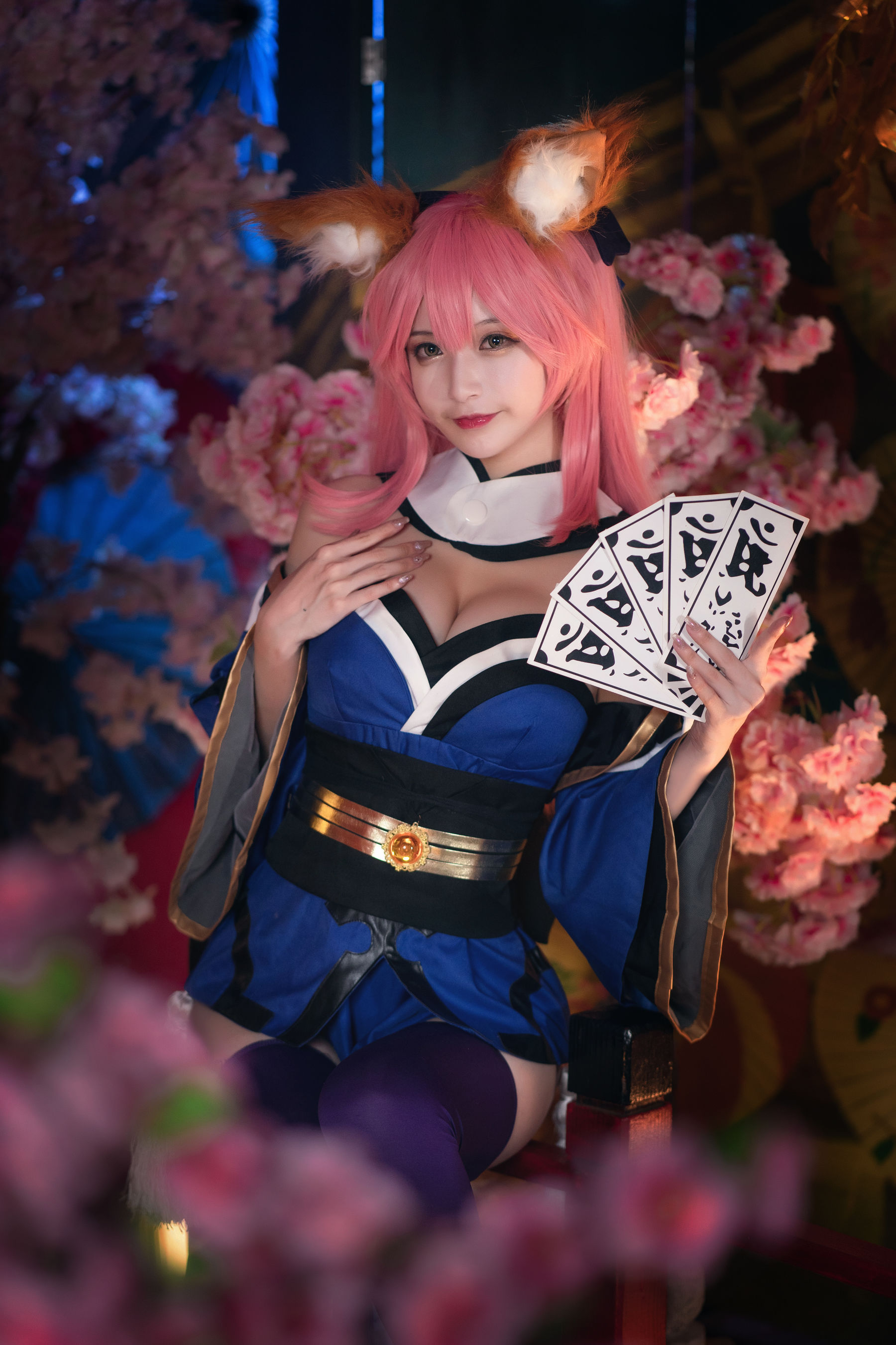 [Cosplay写真] 动漫博主铁板烧鬼舞w - 玉藻前 原皮