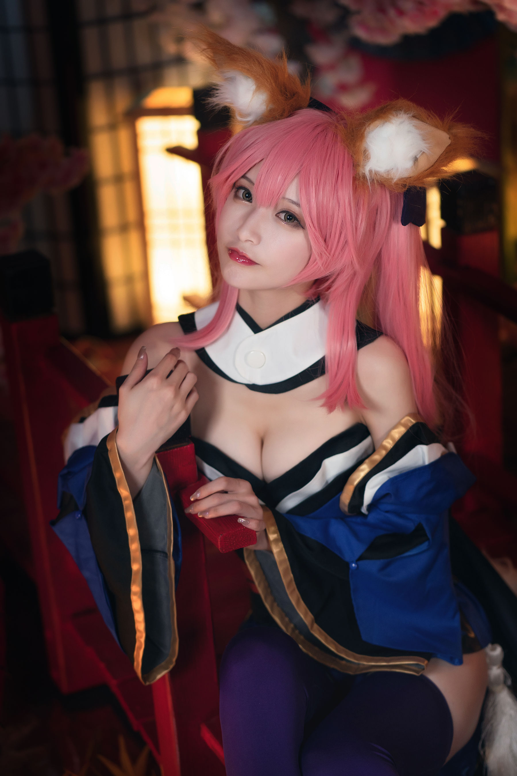 [Cosplay写真] 动漫博主铁板烧鬼舞w - 玉藻前 原皮