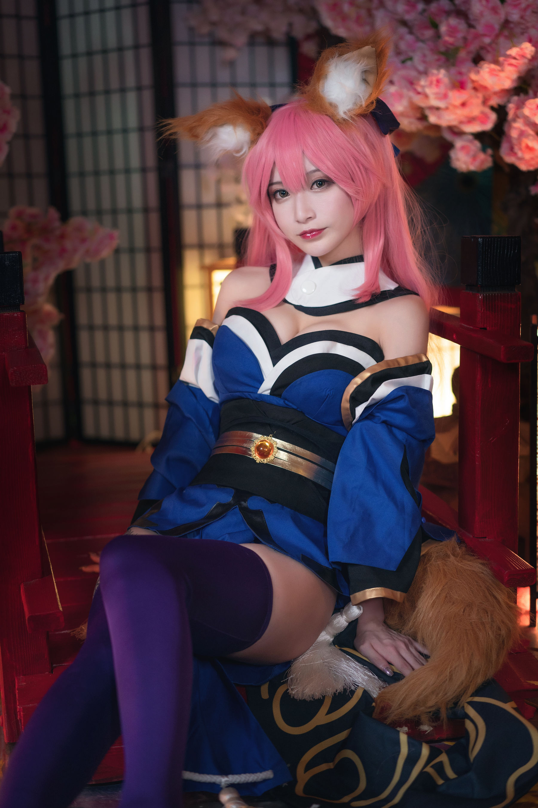 [Cosplay写真] 动漫博主铁板烧鬼舞w - 玉藻前 原皮
