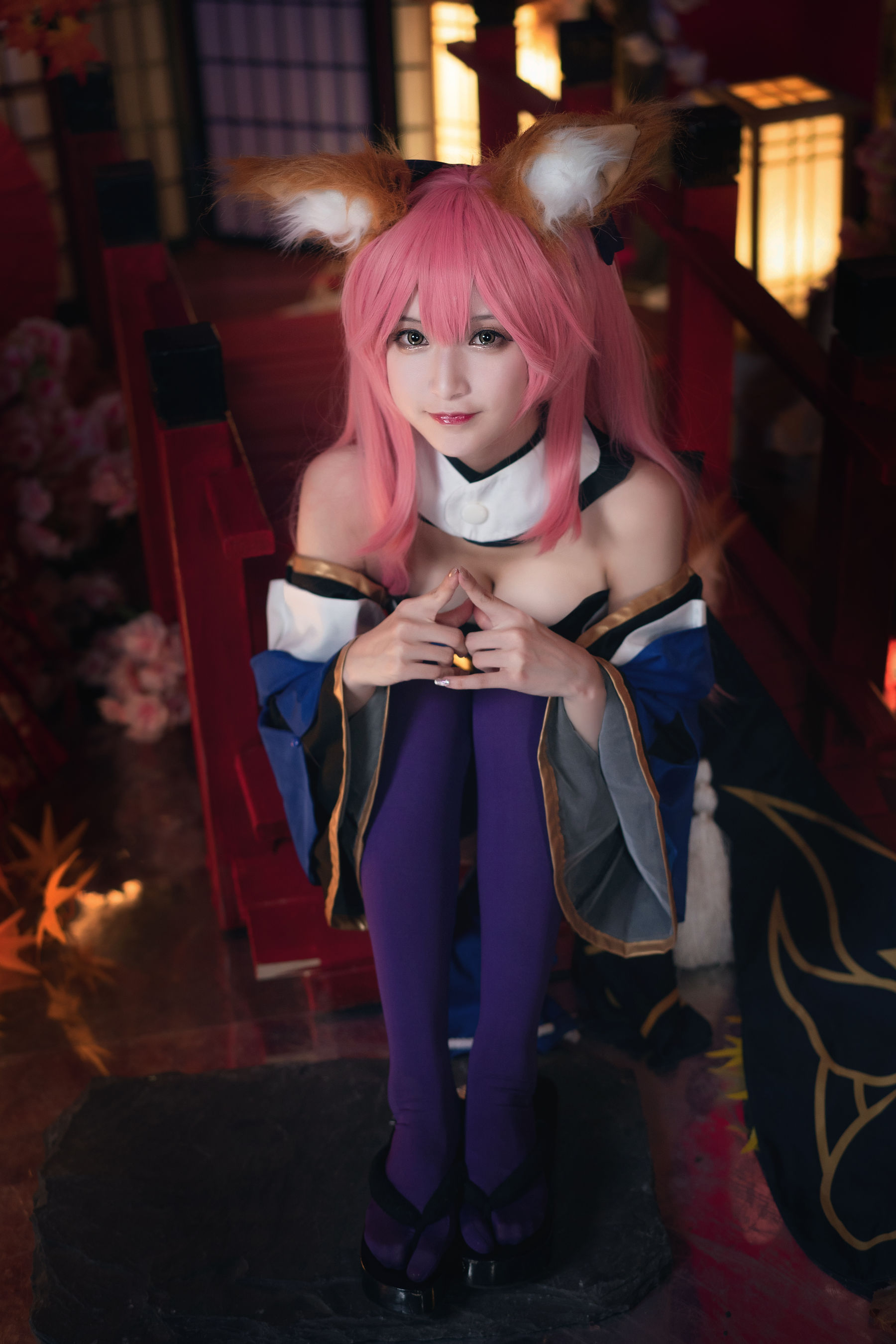 [Cosplay写真] 动漫博主铁板烧鬼舞w - 玉藻前 原皮