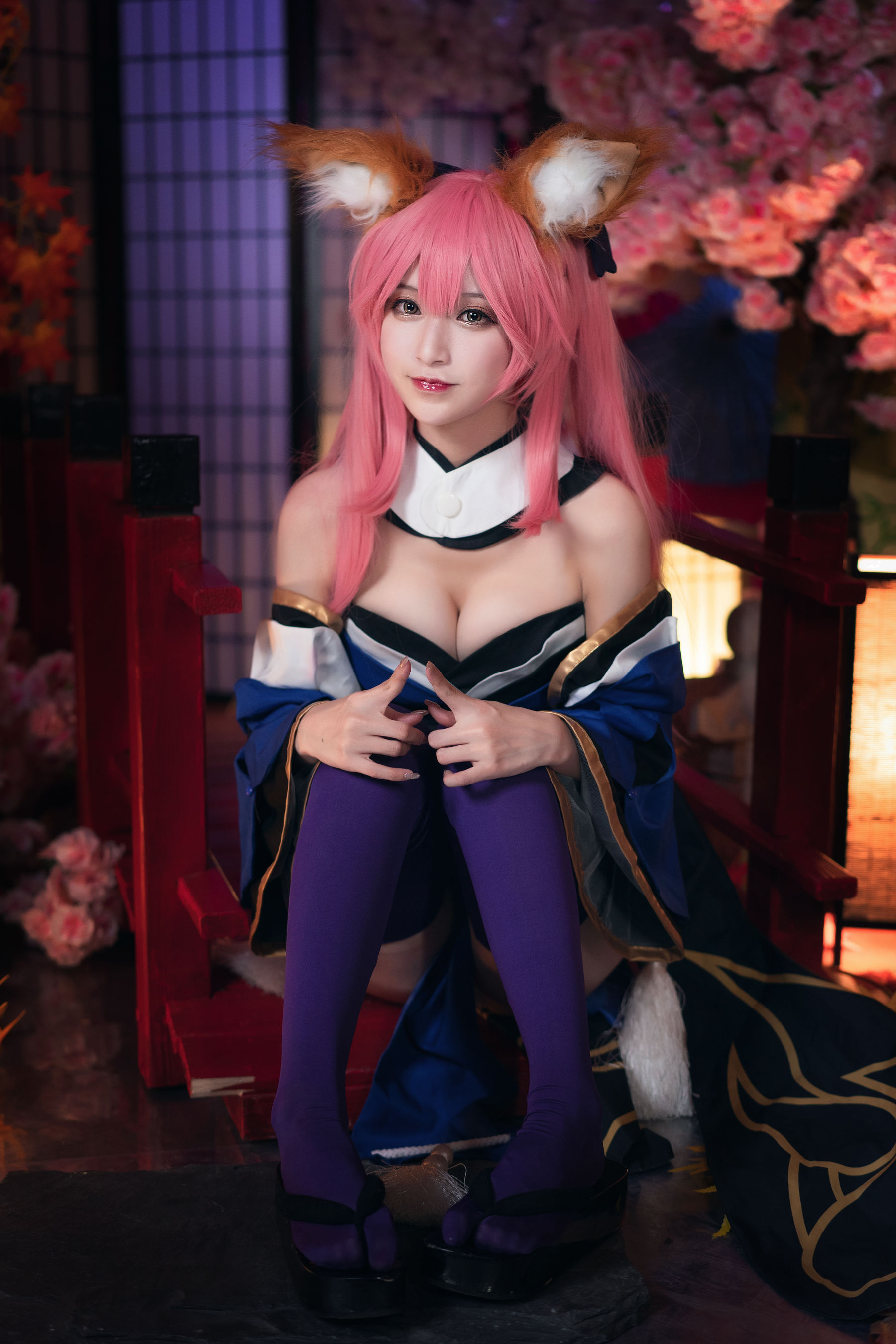 [Cosplay写真] 动漫博主铁板烧鬼舞w - 玉藻前 原皮