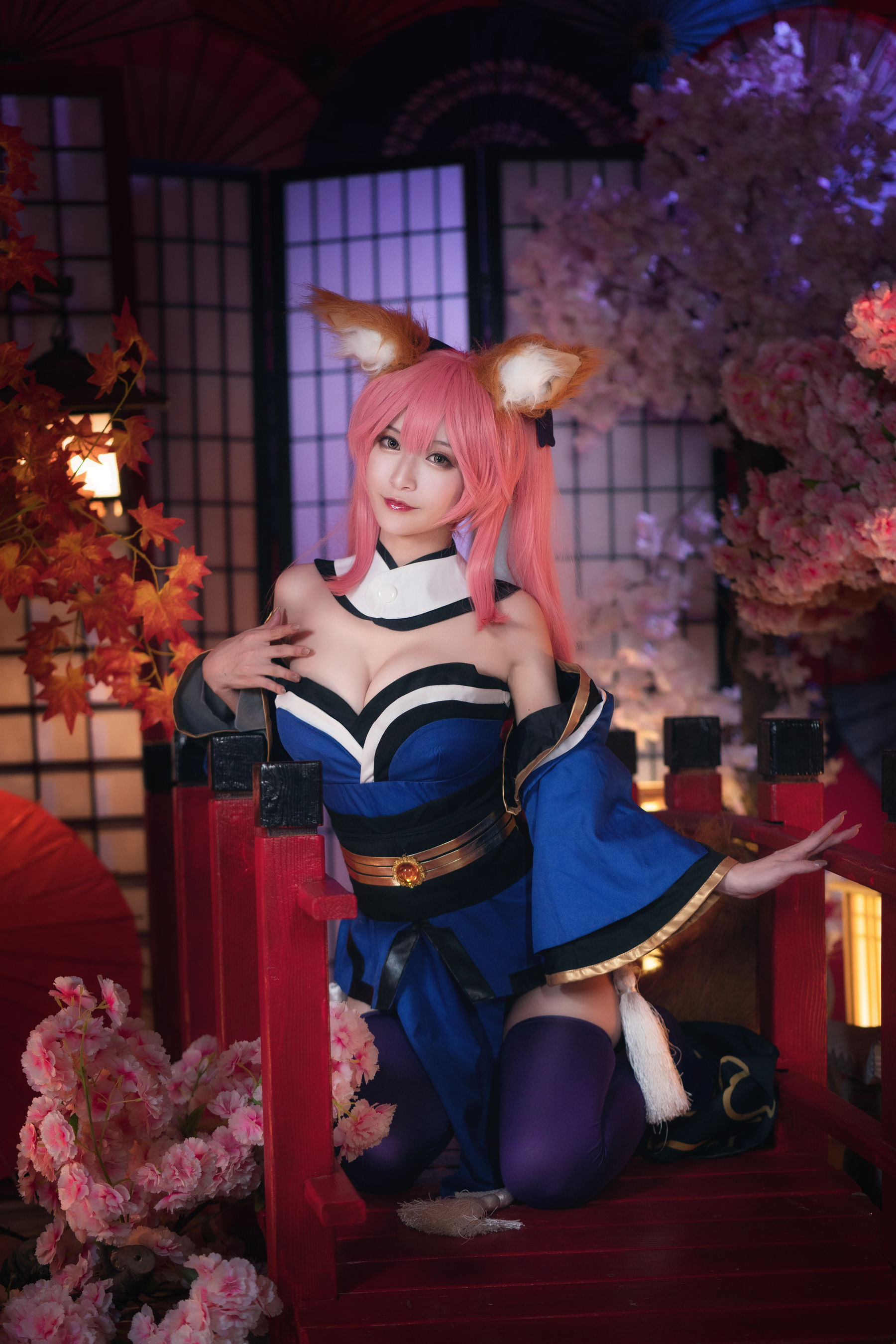 [Cosplay写真] 动漫博主铁板烧鬼舞w - 玉藻前 原皮