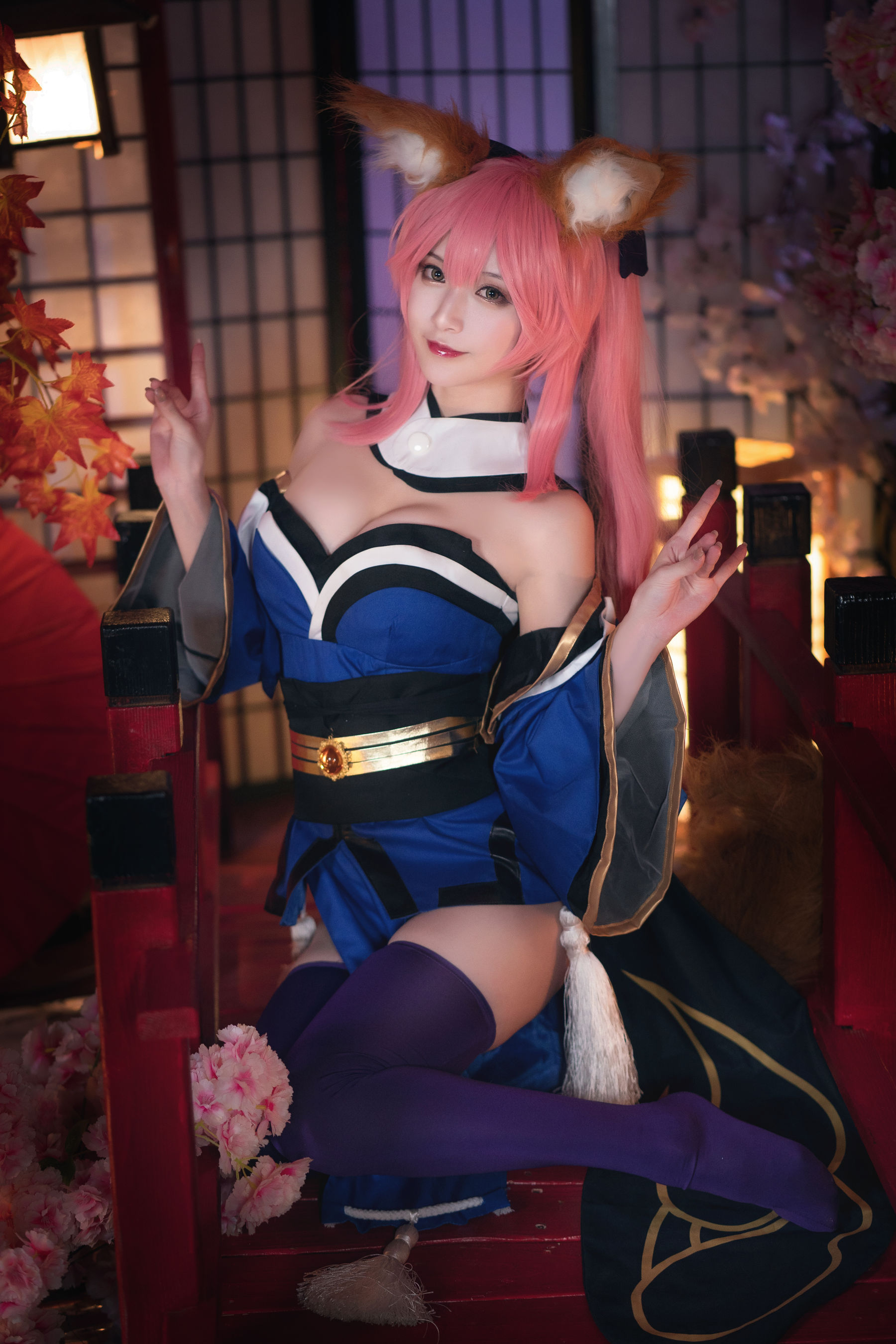 [Cosplay写真] 动漫博主铁板烧鬼舞w - 玉藻前 原皮