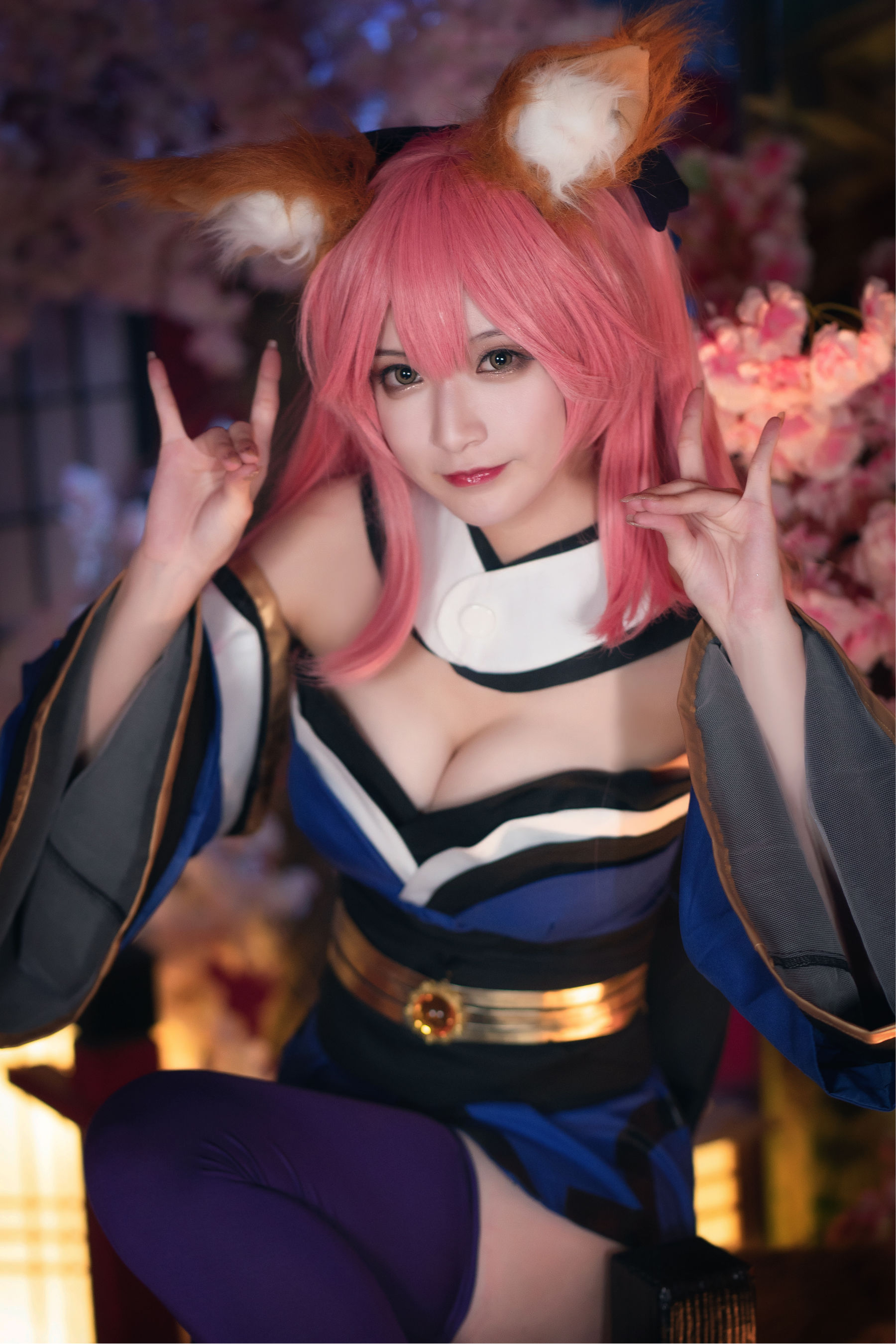 [Cosplay写真] 动漫博主铁板烧鬼舞w - 玉藻前 原皮