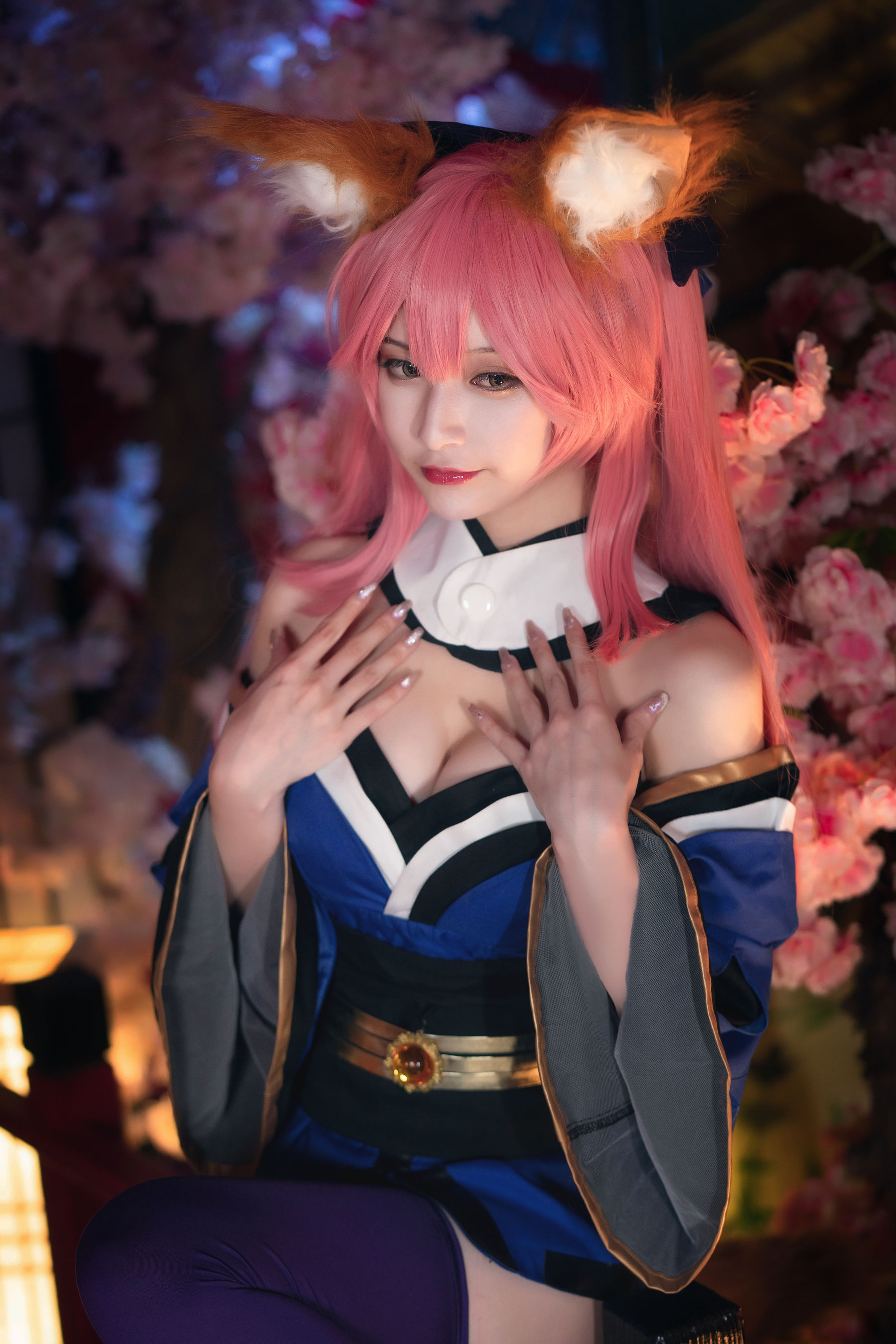 [Cosplay写真] 动漫博主铁板烧鬼舞w - 玉藻前 原皮